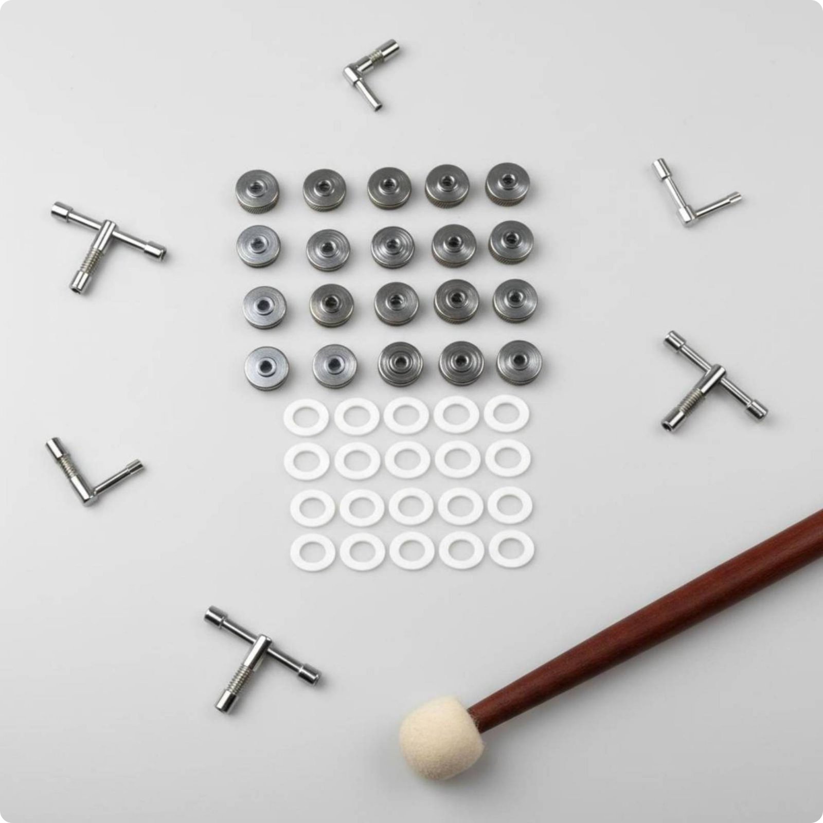 40 Pieces Non-Loose Drum Nut Easy to Install Music Hardware Adjustable