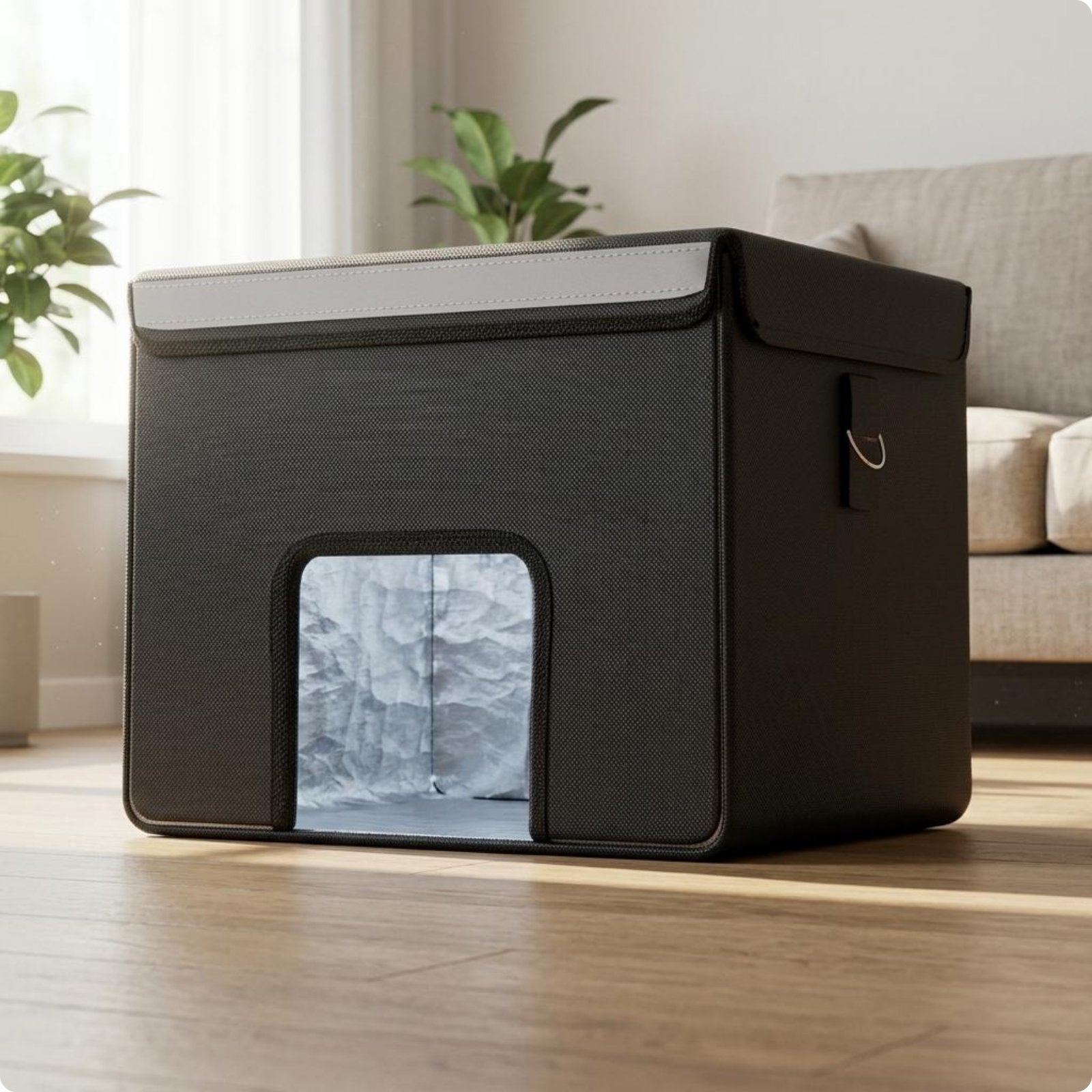 Pet Ice House Summer Use Air Conditioned Pet House Breathable for Hot Weather