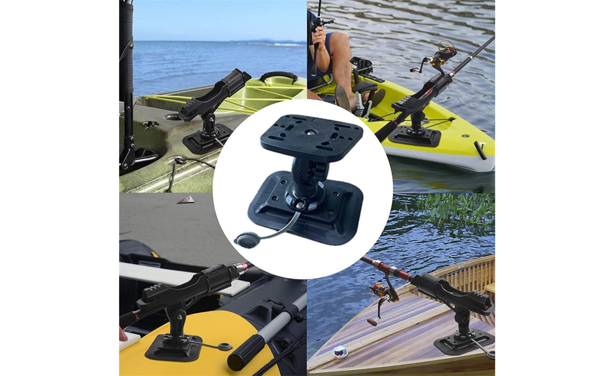 Rotating Angling Detector Mount Universal Compatibility Angling Detector Mount