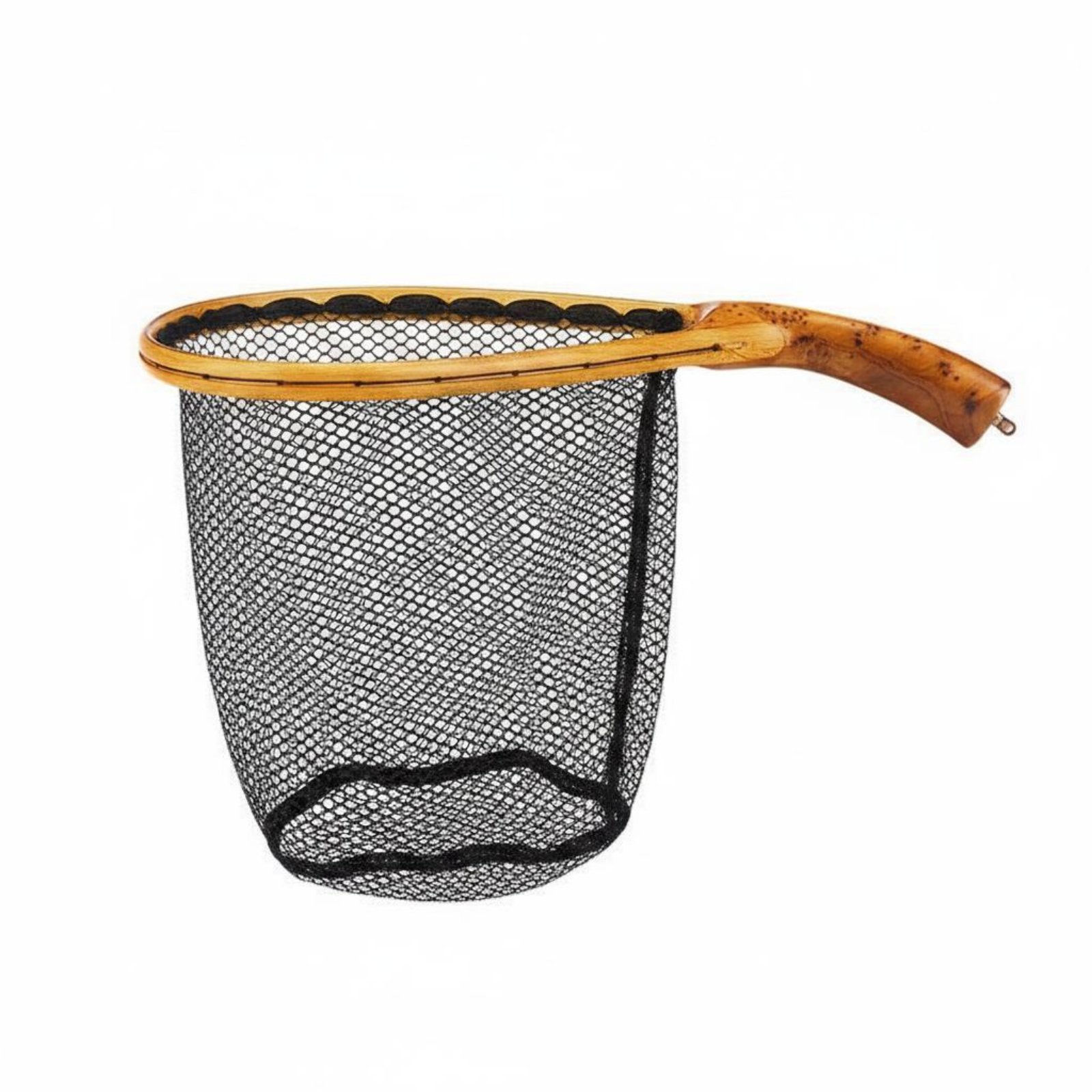 Wood Handle Landing Net Lightweight Outdoor Gear for Fishermen