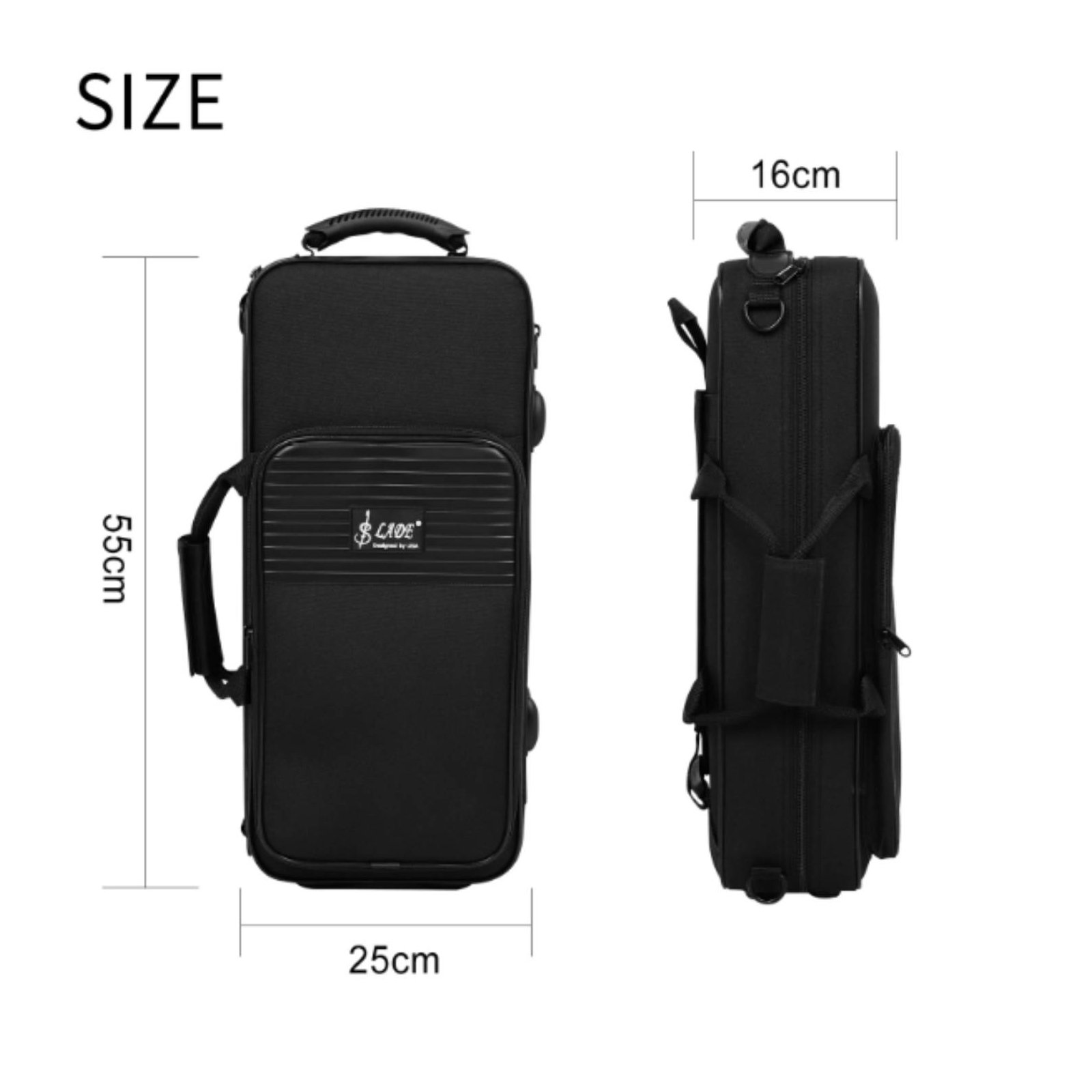 Thick Sponge Padding Trumpet Backpack Case Anti-Slip Waterproof Trumpet Bag Long-Lasting for Musicians, Travel, Stage, Rehearsal