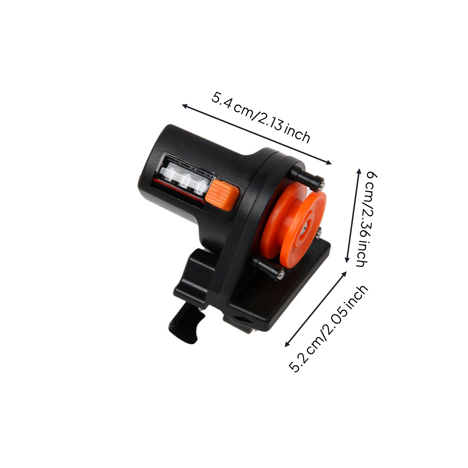 Accurate Measurement Trolling Line Counter Adjustable Clamp Fishing Line Counter Shock Resistant
