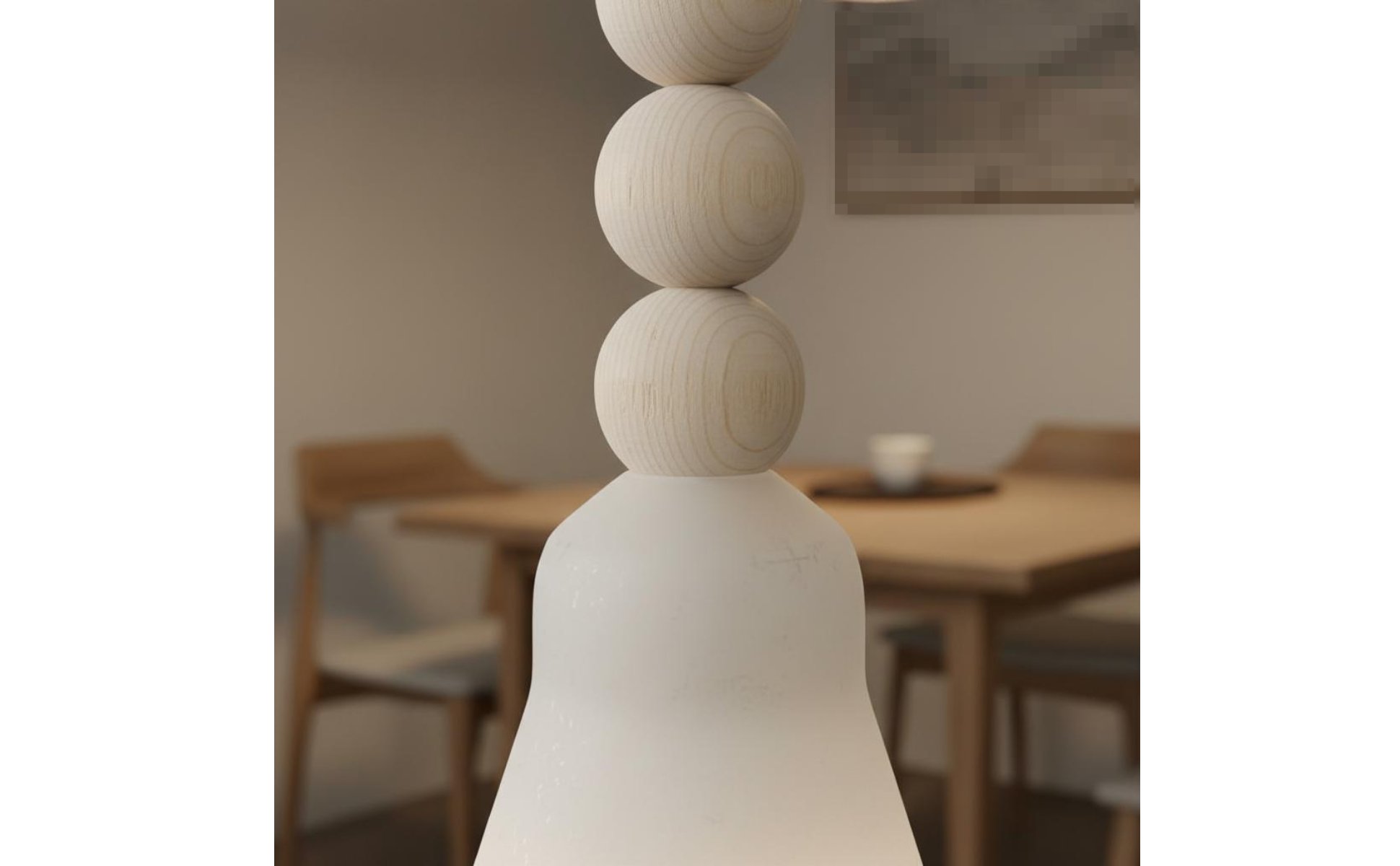 Luminaire Suspendu En Verre Dépoli Design Rustic Simplicity Lustre Double Tête