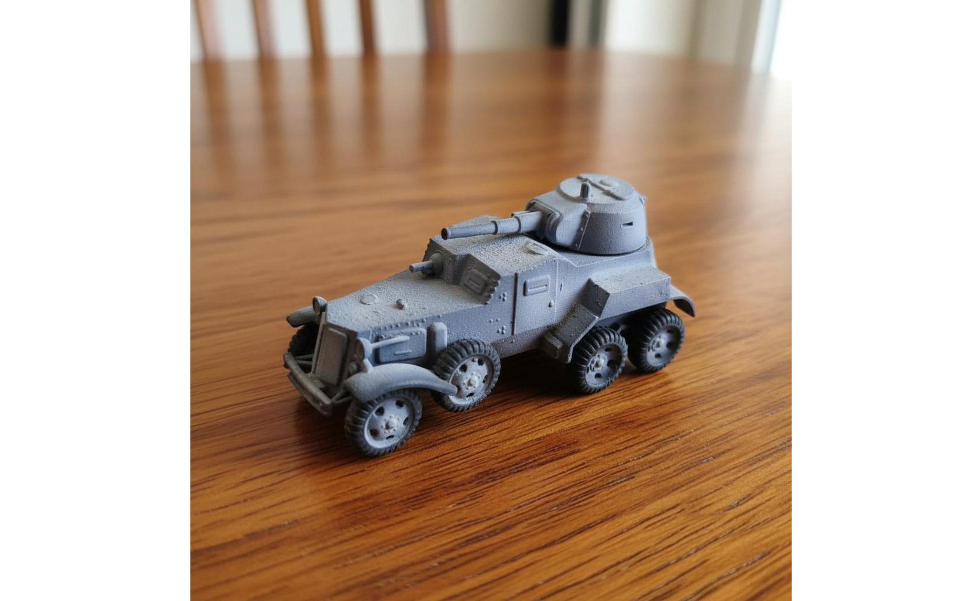 Soviet BA-10 Model Collectible BA-10 Armored Car for Display Shelf, Collectors
