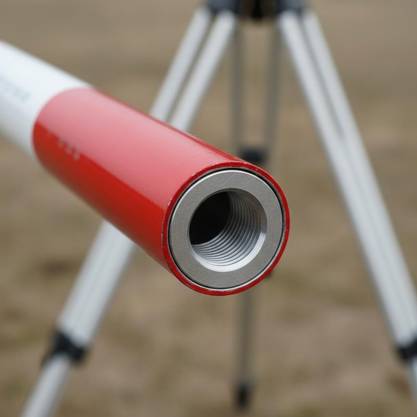 Red-weißer Vermessungsstab Aluminiumlegierung Aluminium Nivellierlatte - Produktbild 4