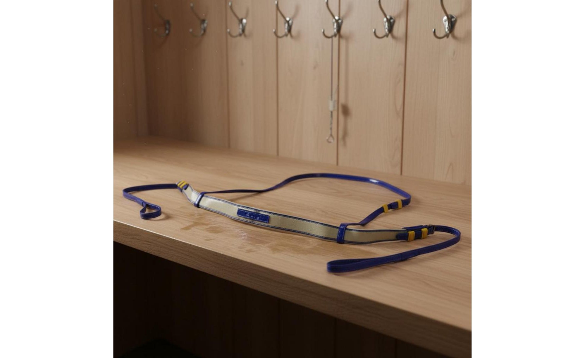 Sangle de Poitrail Imperméable Collier de Poitrail Cuir Verni