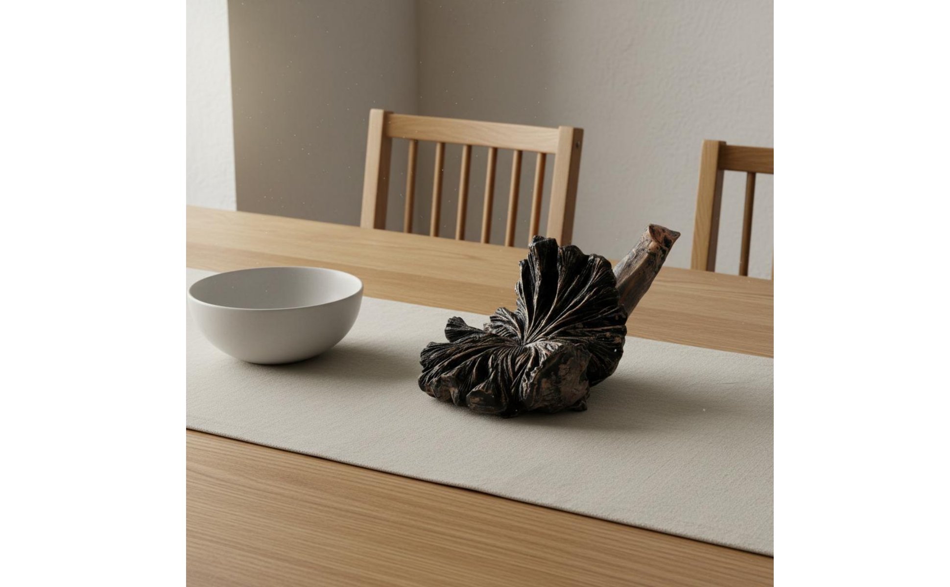 Volcano Flower Sculpture Desktop Display Artistic Tabletop Statue for Restaurant