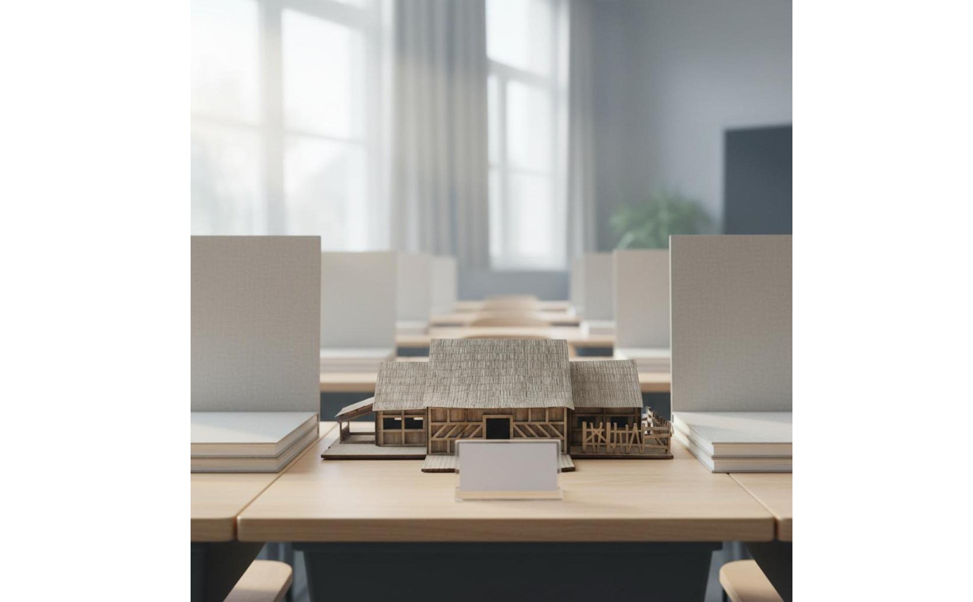 Maquette de Maison à Monter DIY Modèle de Maison 3D fait Main pour Étudiants