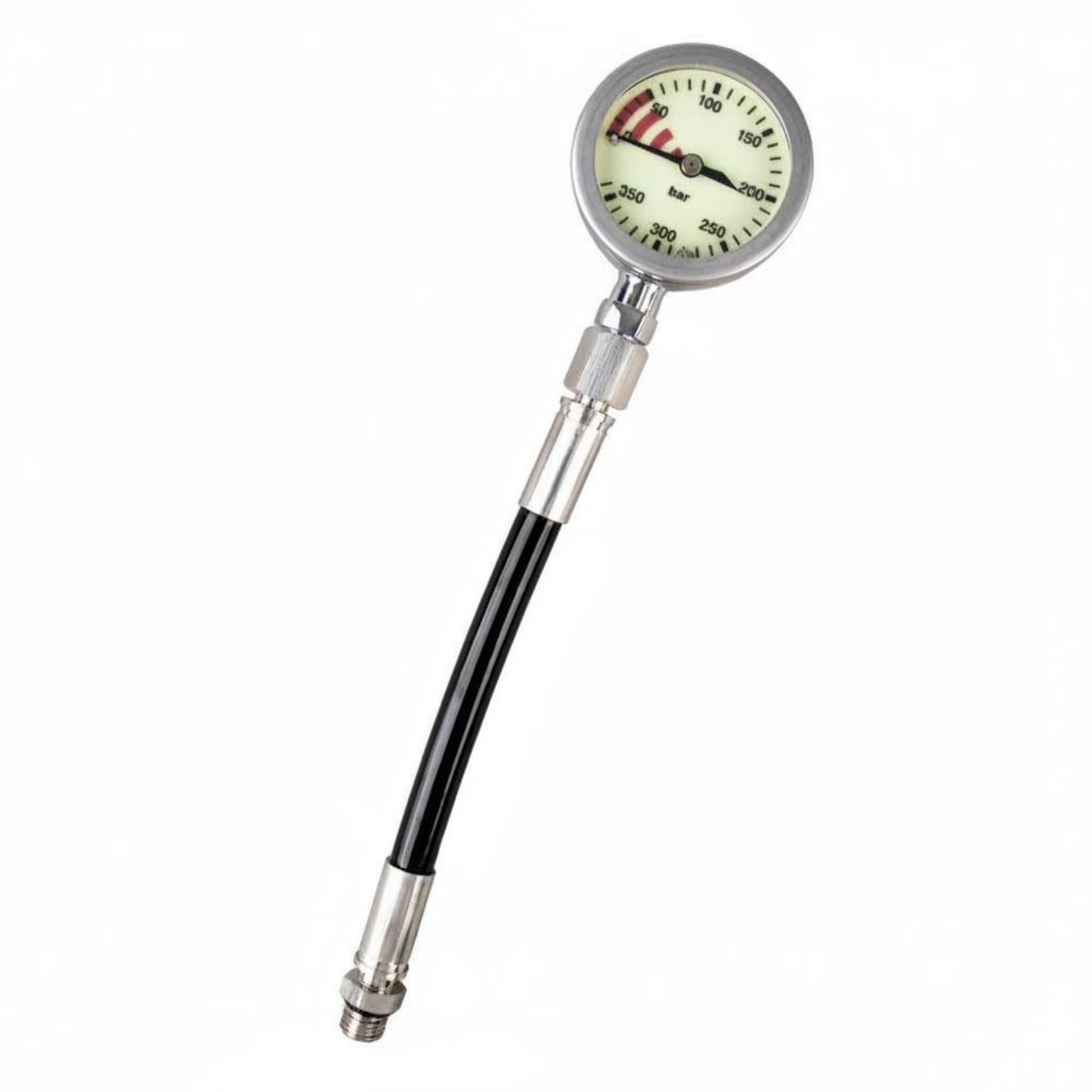 Submersible Pressure Gauge Easy to Read Dial Diving Gear Color Coded Sections