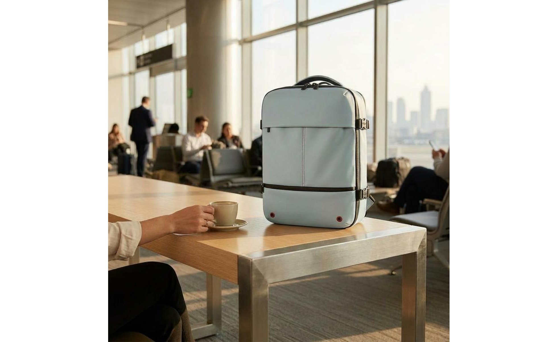 Vacuum Compression Backpack Large Capacity for Commute, Women