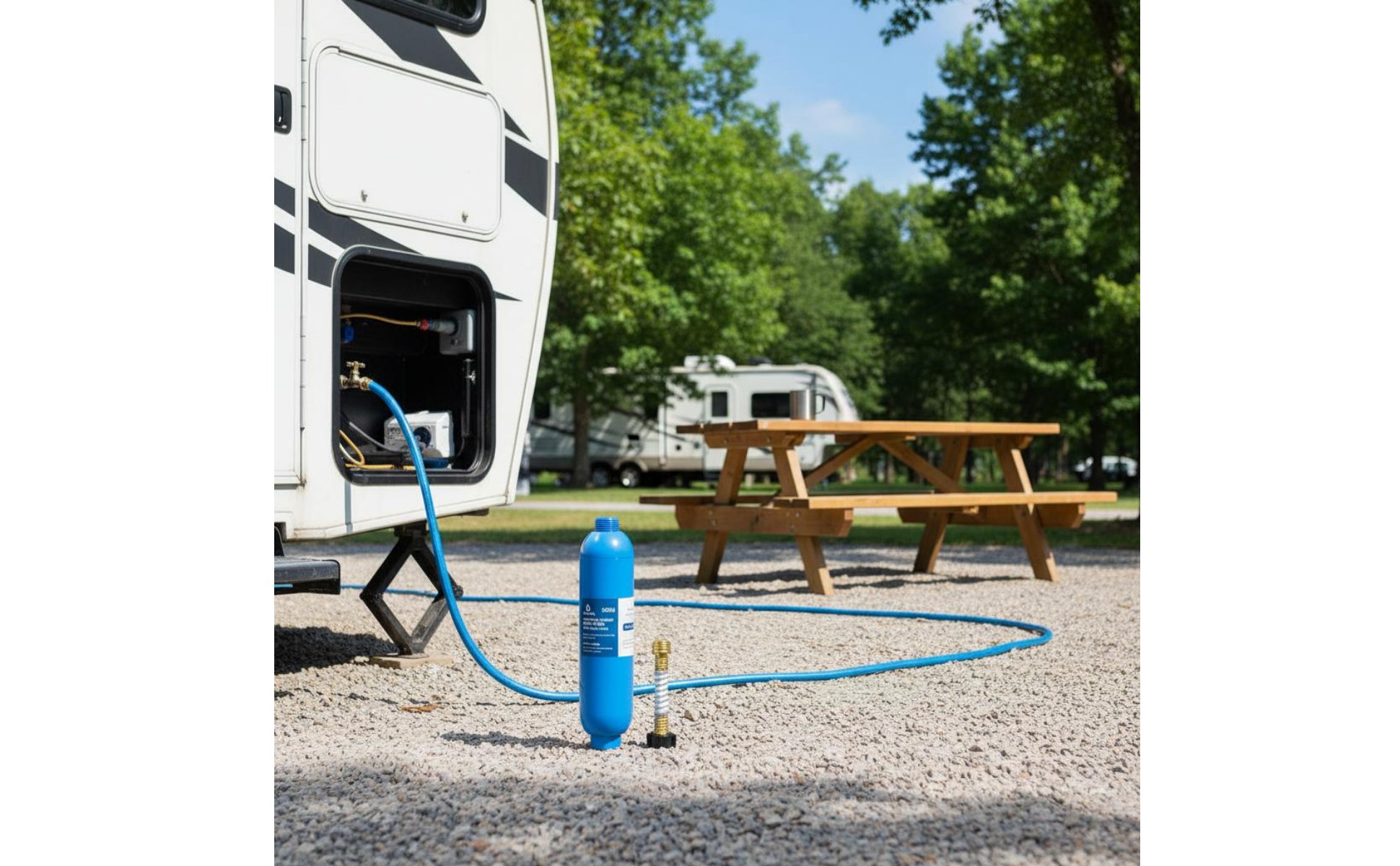 RV Water Filter Reduces & Sediment RV Hose Filter for Boat Owners