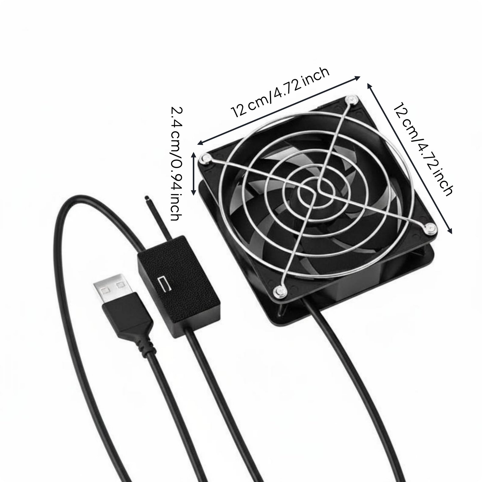 Electrical Box Cooling Kit Easy Installation Quiet Cabinet Exhaust Fan Energy Saving