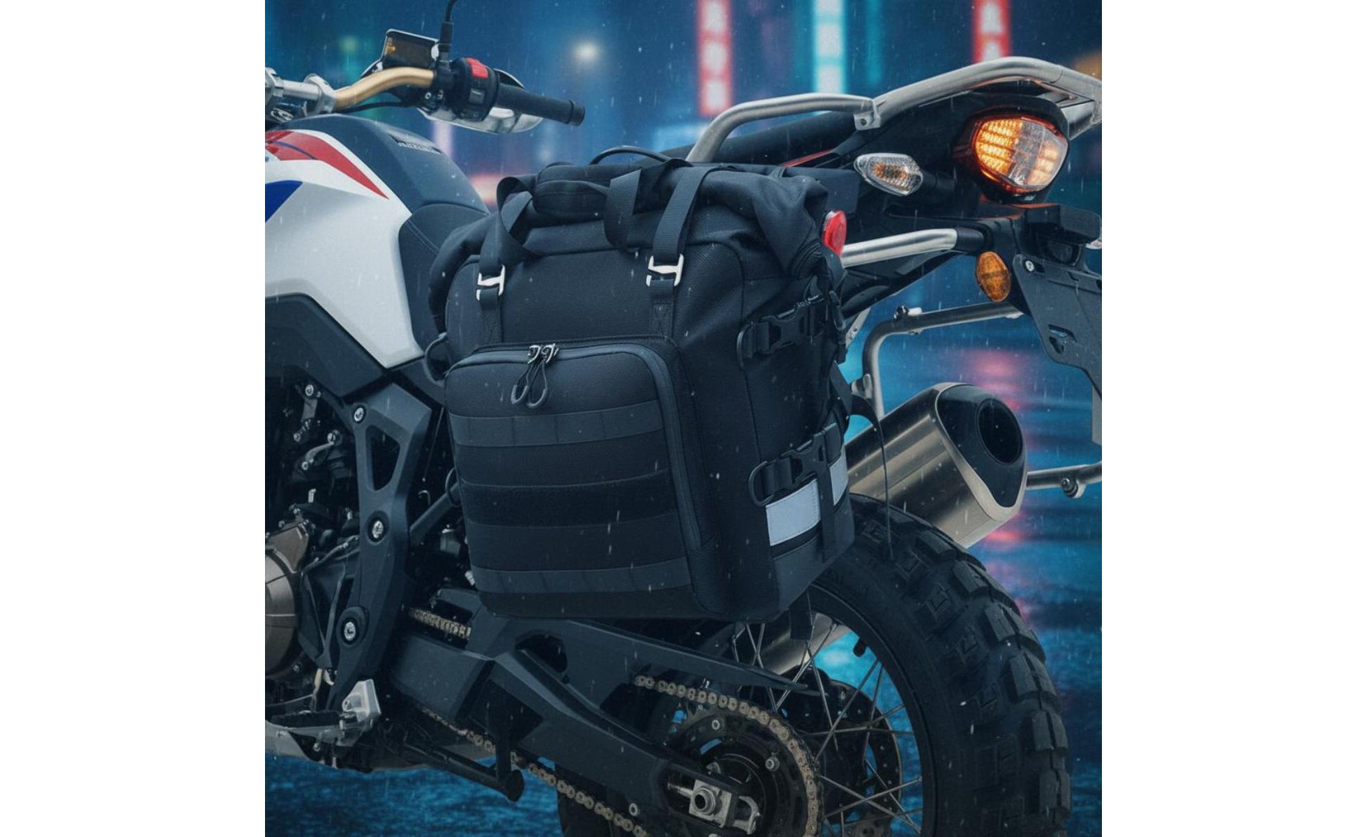 Motorcycle Saddlebag Outdoor Riding Motorbike Saddlebag Dual Use for Cycling