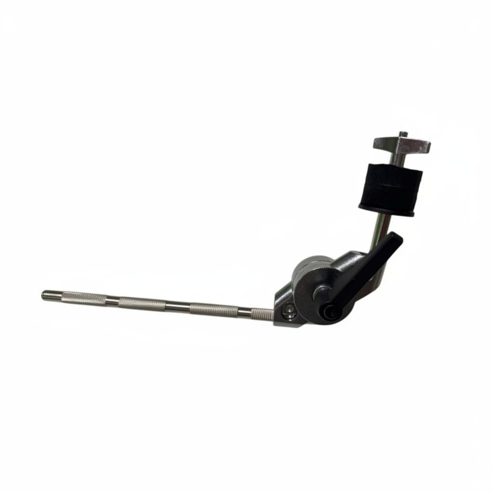 Drum Cymbal Extension Arm Zinc Alloy Construction Universal Clamp Cymbal Mount Chrome Finish Extension Mount Clamp for Studio