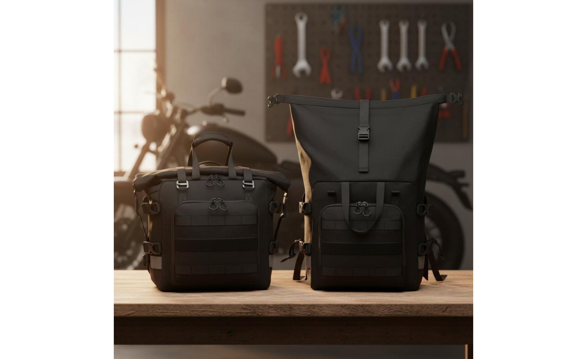 Motorcycle Saddlebag Outdoor Riding Motorbike Saddlebag Dual Use for Cycling
