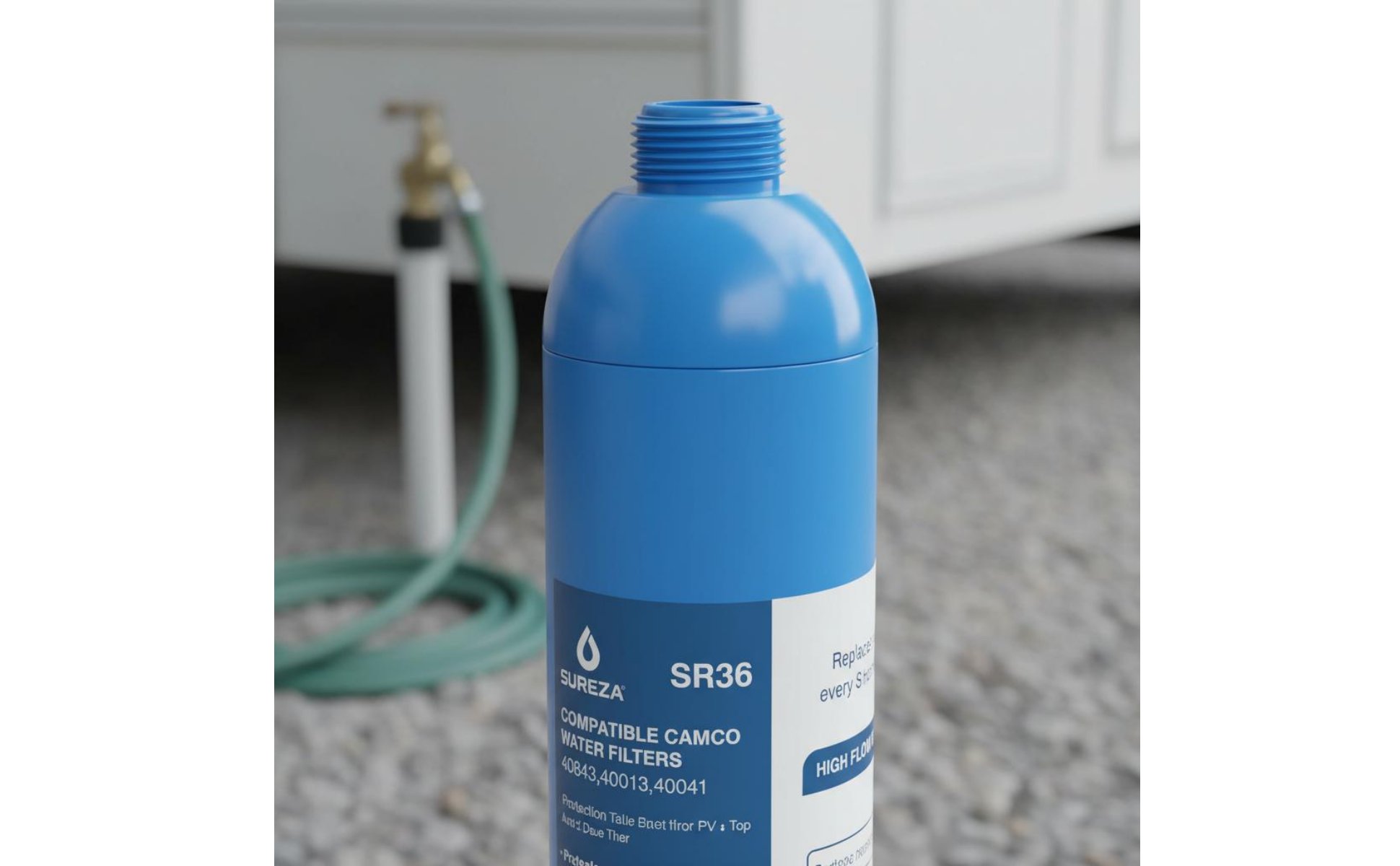 RV Water Filter Reduces & Sediment RV Hose Filter for Boat Owners