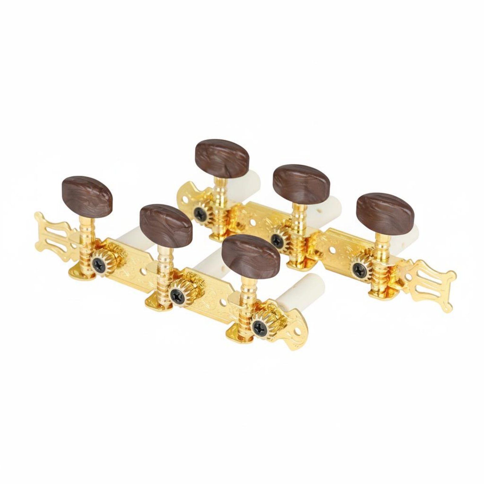 2 Pieces Classical Instrument Tuning Peg Smooth Turning 3 per Tuning Peg Includes All Accessories Instrument Parts