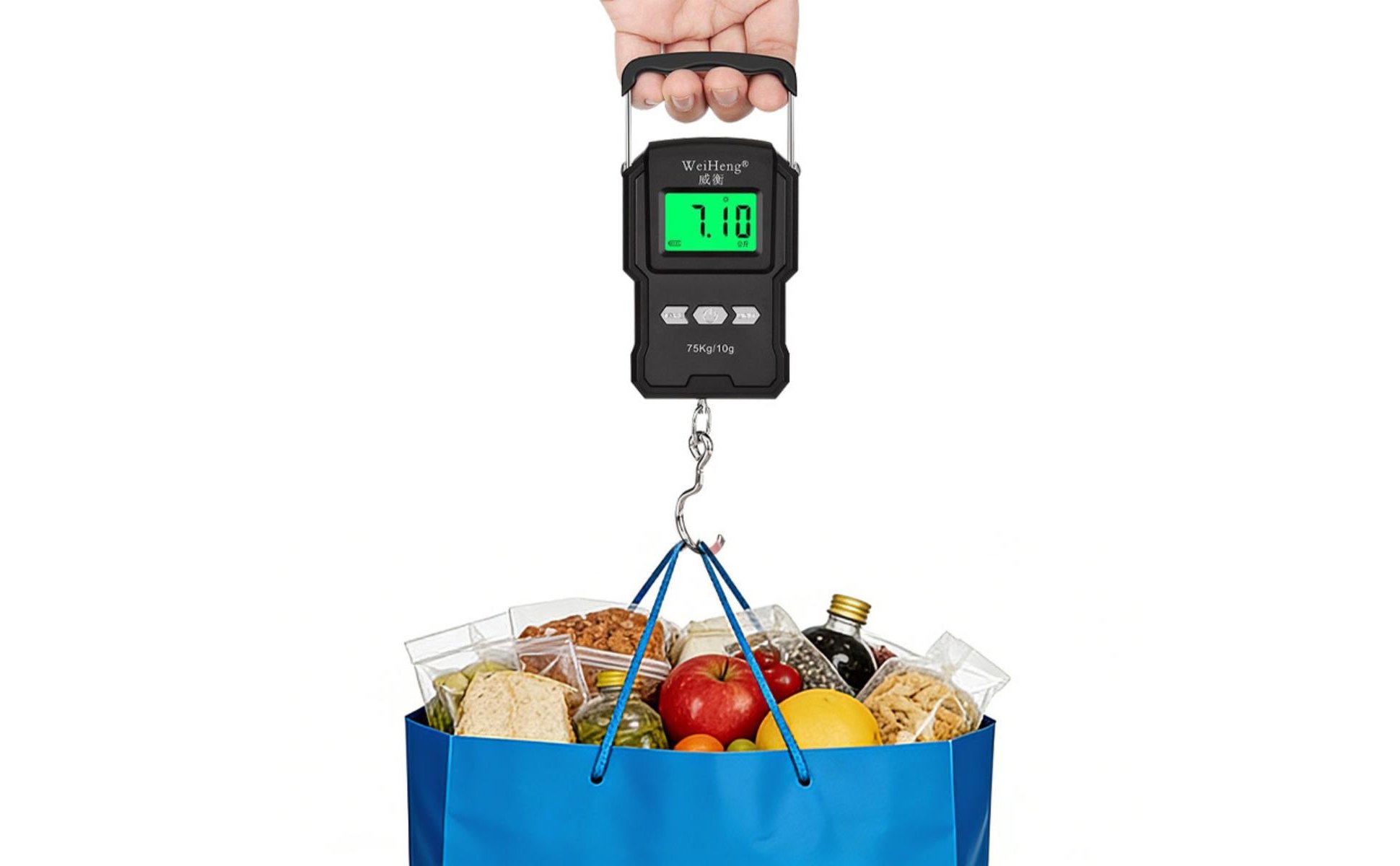 USB Rechargeable Luggage 75-Kg Scale Kg Capacity Digital Luggage Scale