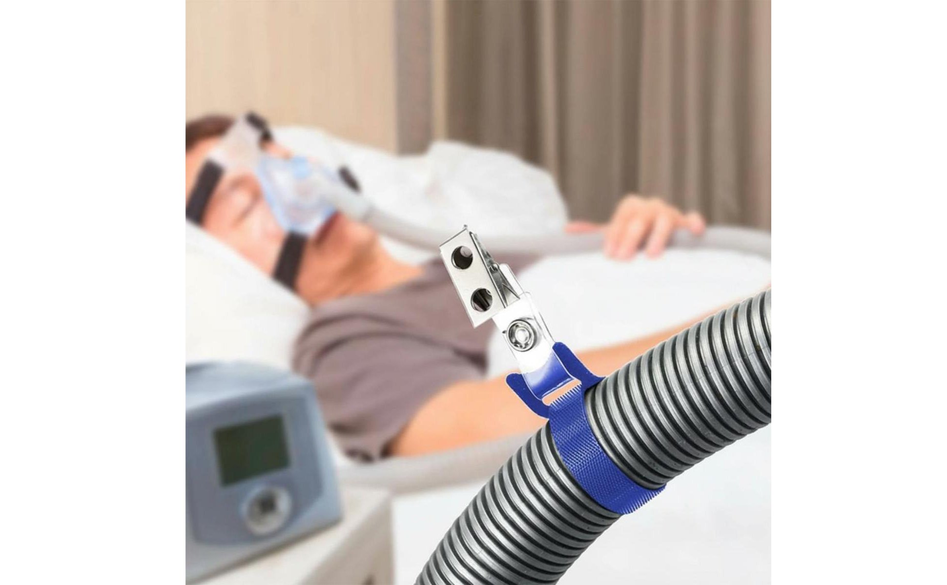 Atemtherapie-Schlauchhalter-Schlauchhalter gegen Verheddern