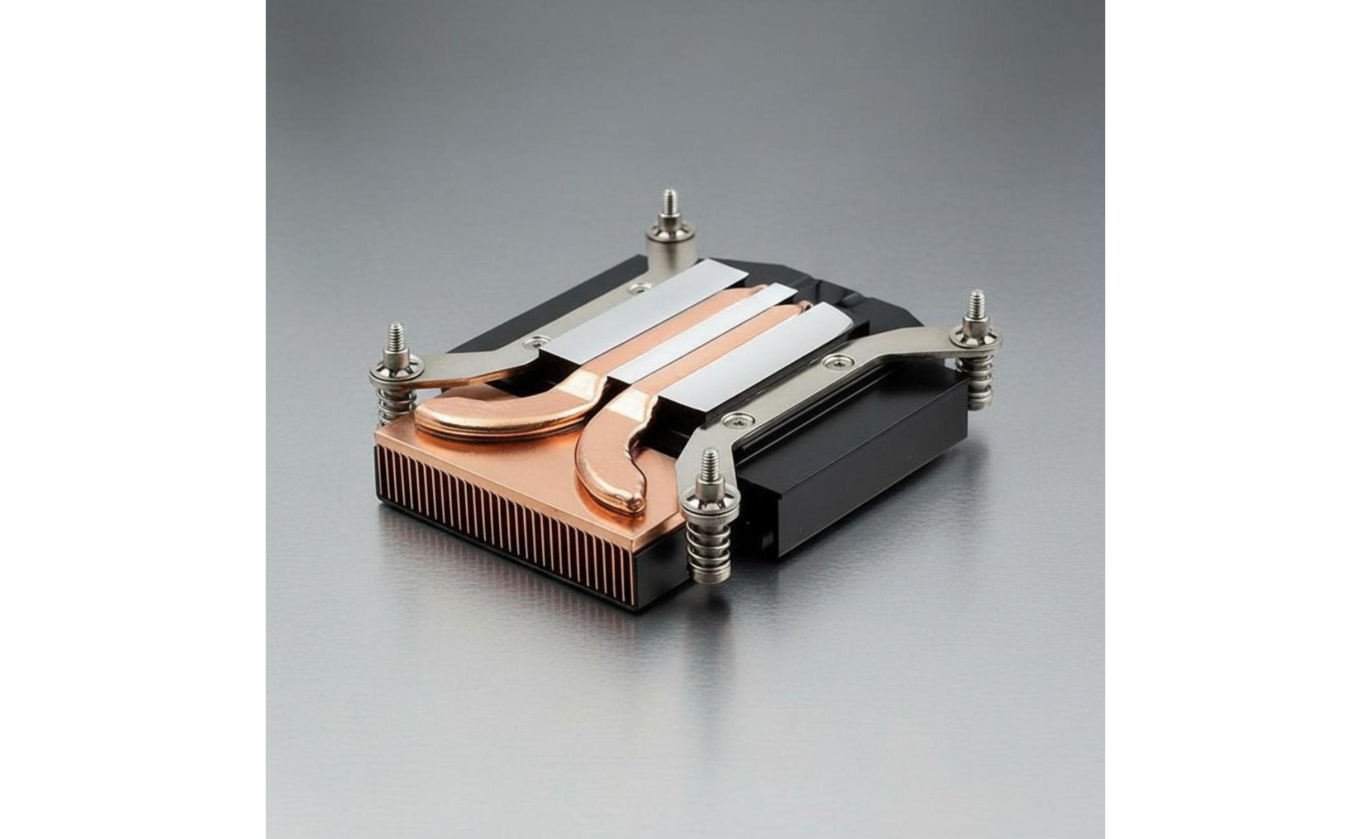 1U Copper Heat Pipe Cooler Ultra Thin ITX Processor Cooler Hushed Cooling