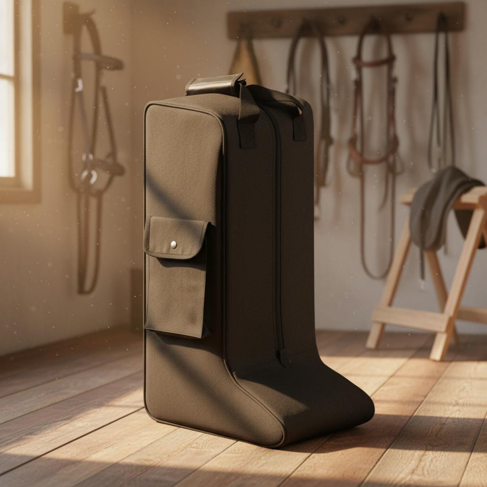 Reitstiefel-Tasche leicht Reitstiefeltasche verschleißfest für Reitsport, Reise - Produktbild 3