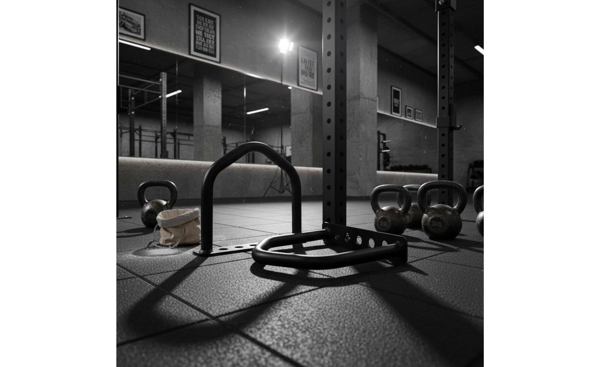 Double Curved Pull up Handle Long-Lasting Steel Double Bend Pull-up Bar Grip