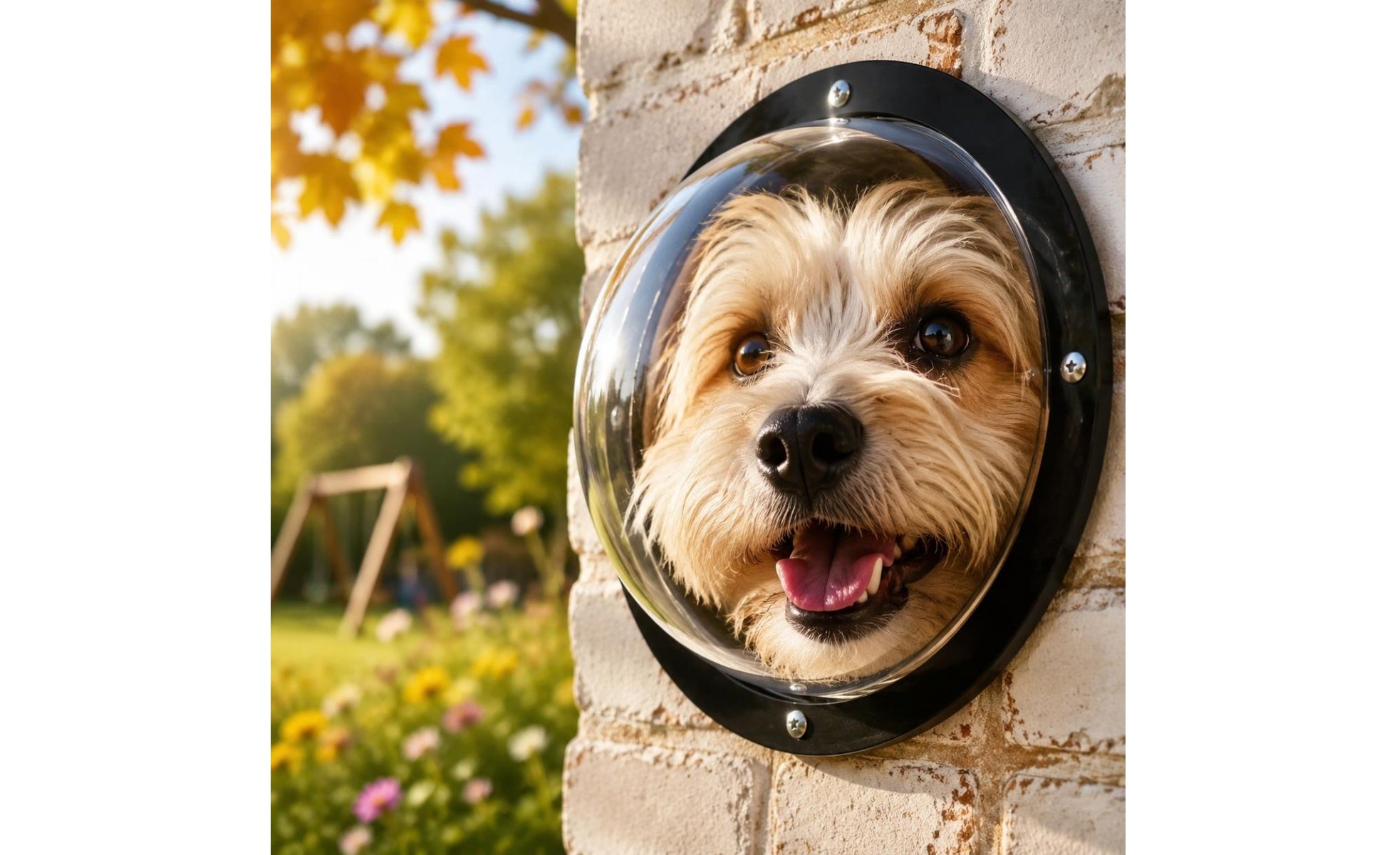 Transparent Pet Window Cover High Clarity Pet Window Dome Clear View
