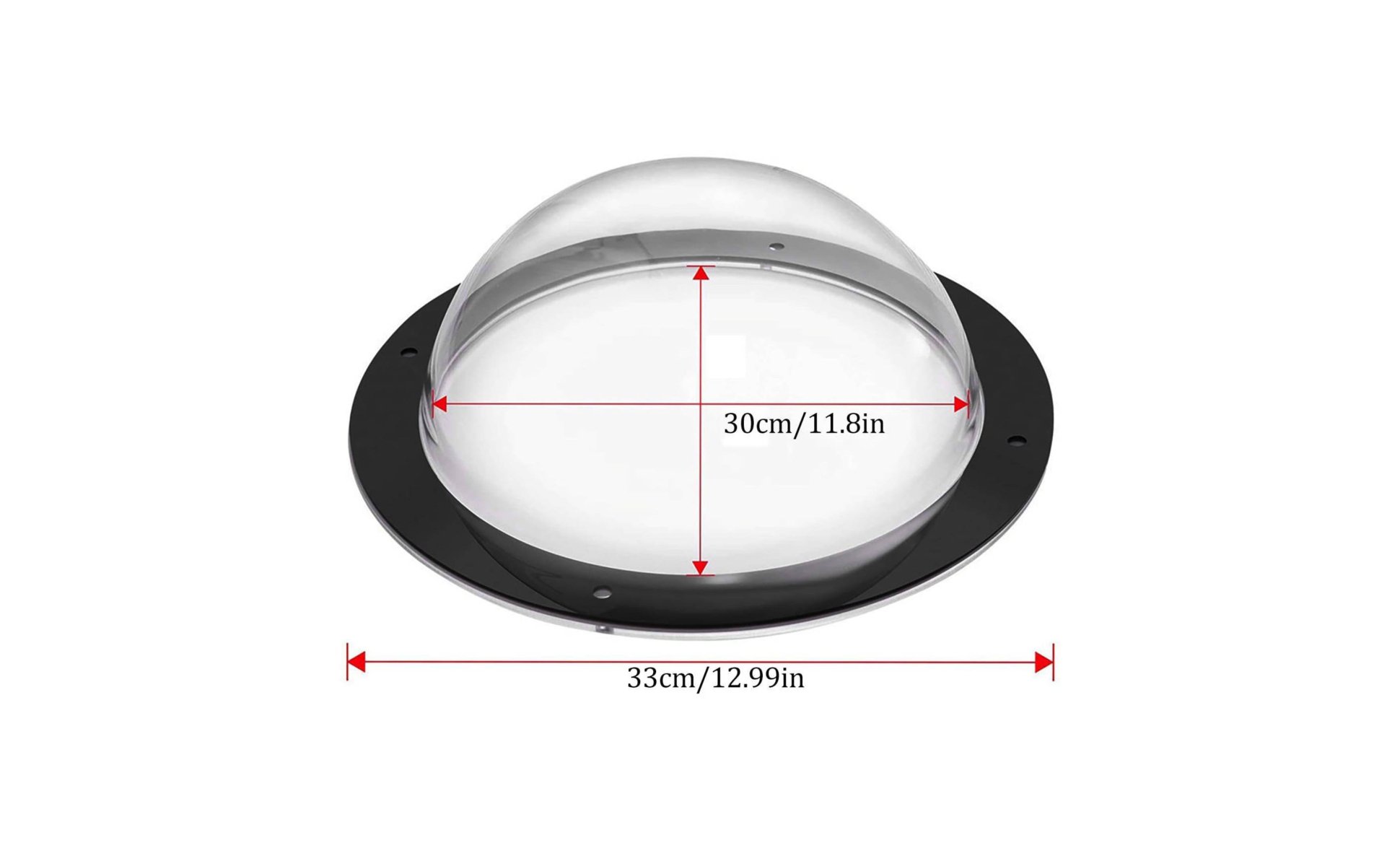 Transparent Pet Window Cover High Clarity Pet Window Dome Clear View