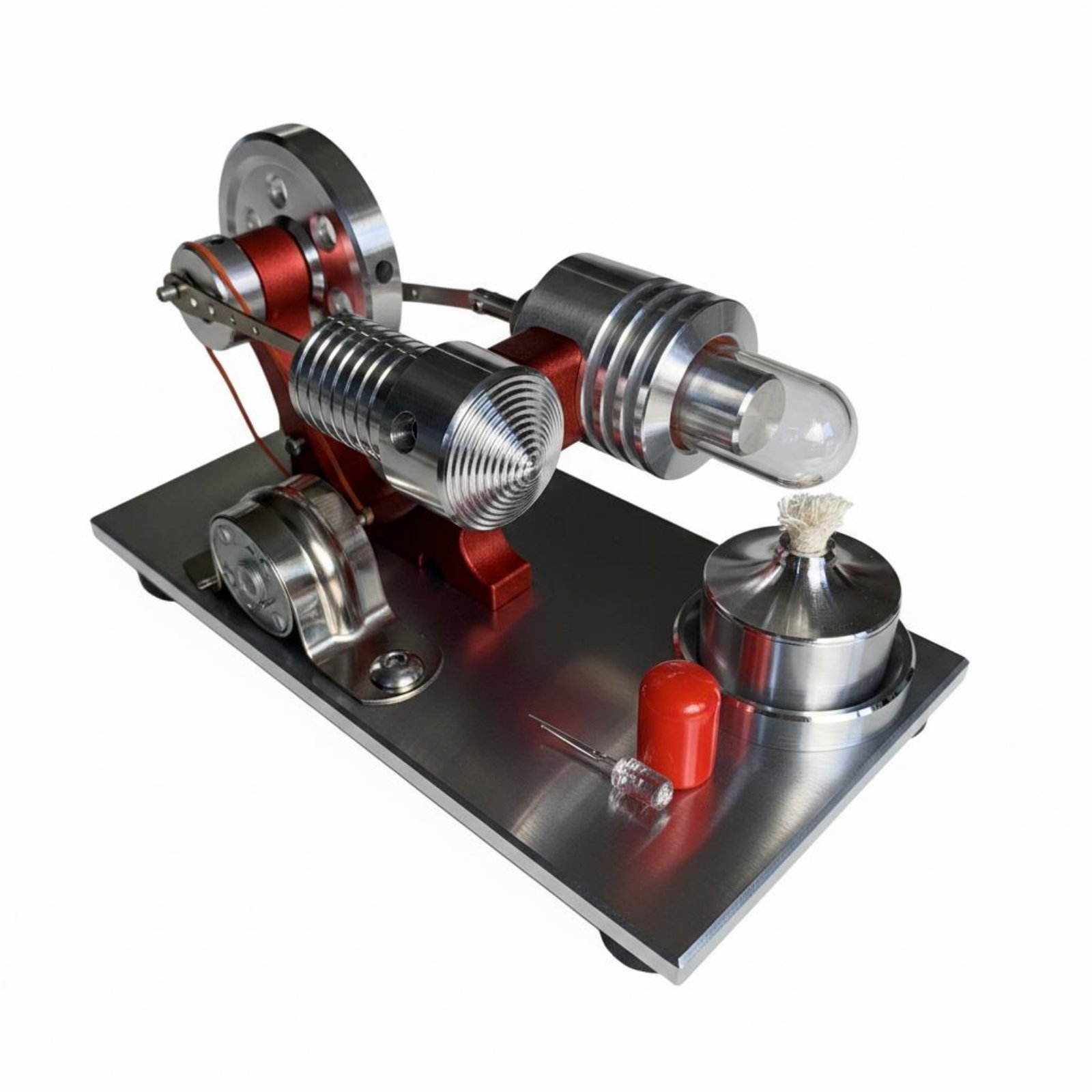 Thermal Engine Generator Model LED Indicator Thermal Engine Model Educational 1 Piece for Hobbyists, Kids 8+