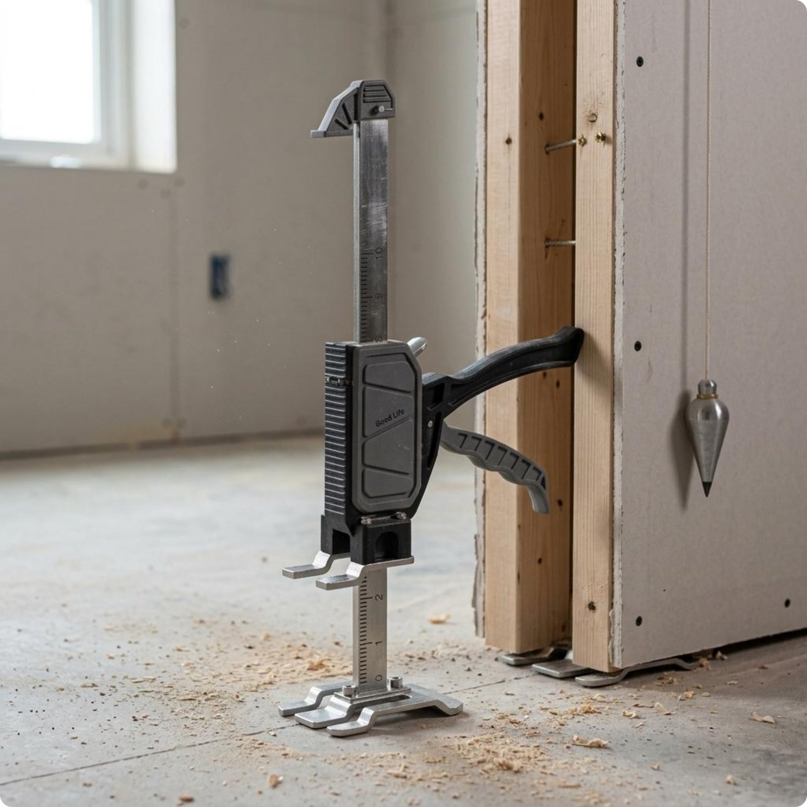 Door Lifter Tool Heavy Duty Window Lifter Tool Steel Body for Carpenters