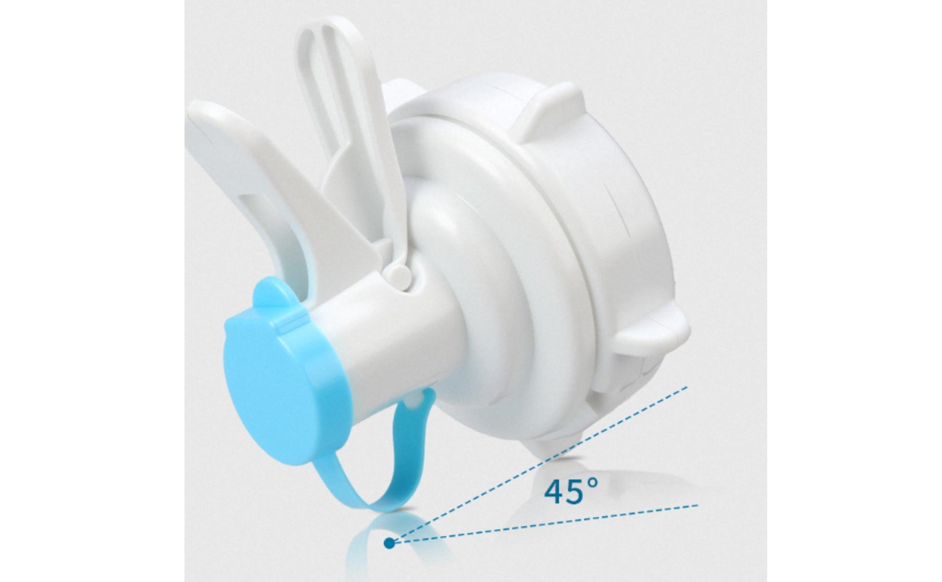 Snap-Fit Nozzle Stand Lever-Design Water Bottle Stand Sealing for Kitchen