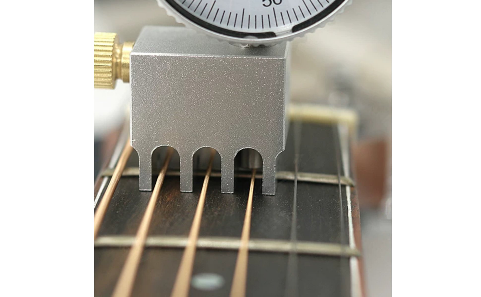 Guitar Action Gauge 0.01 Mm Precision Guitar String Height Ruler for Maintenance