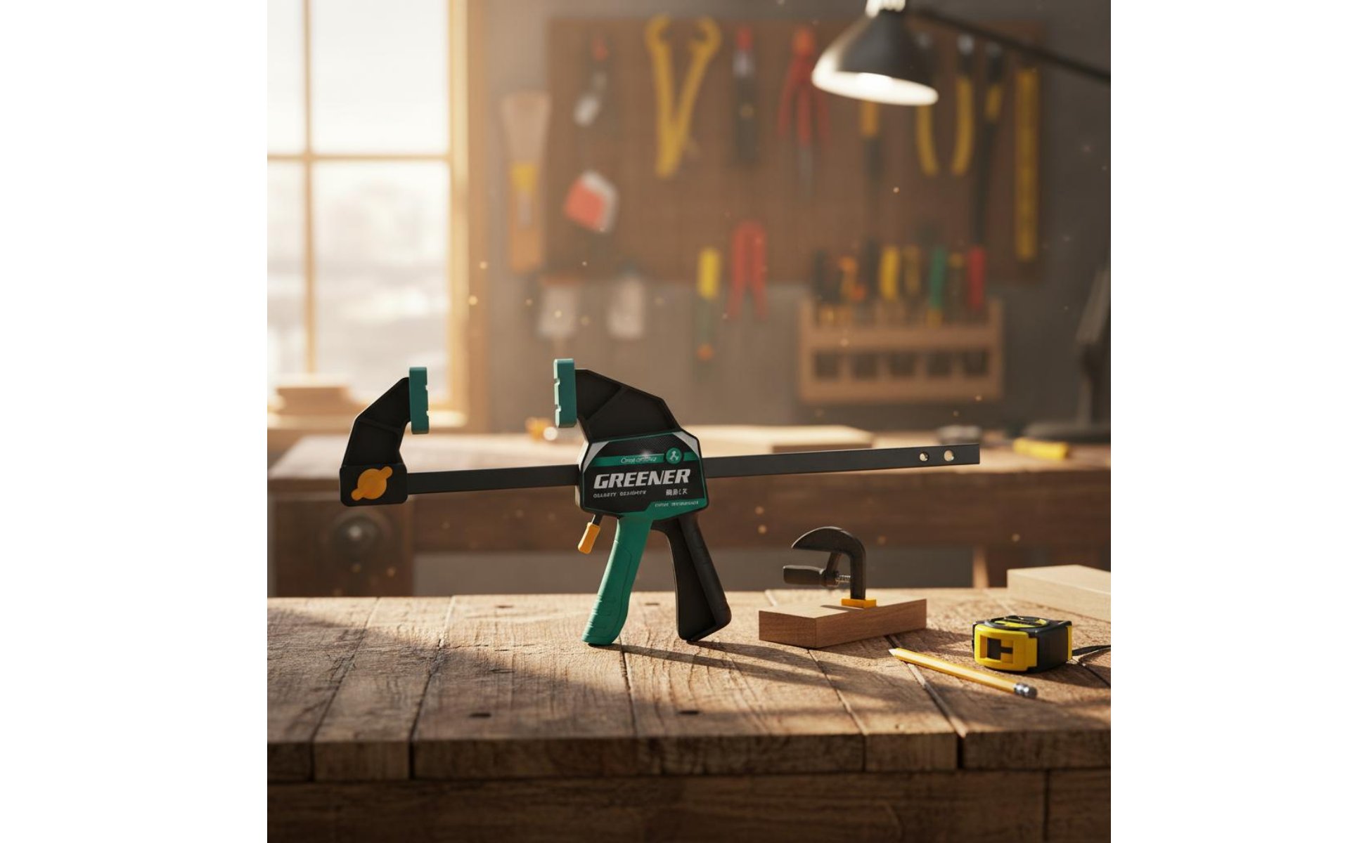 Mini-Holzzwinge Nylon F‑Zwinge Starke Spannkraft für Holzbearbeitung, Heimwerker