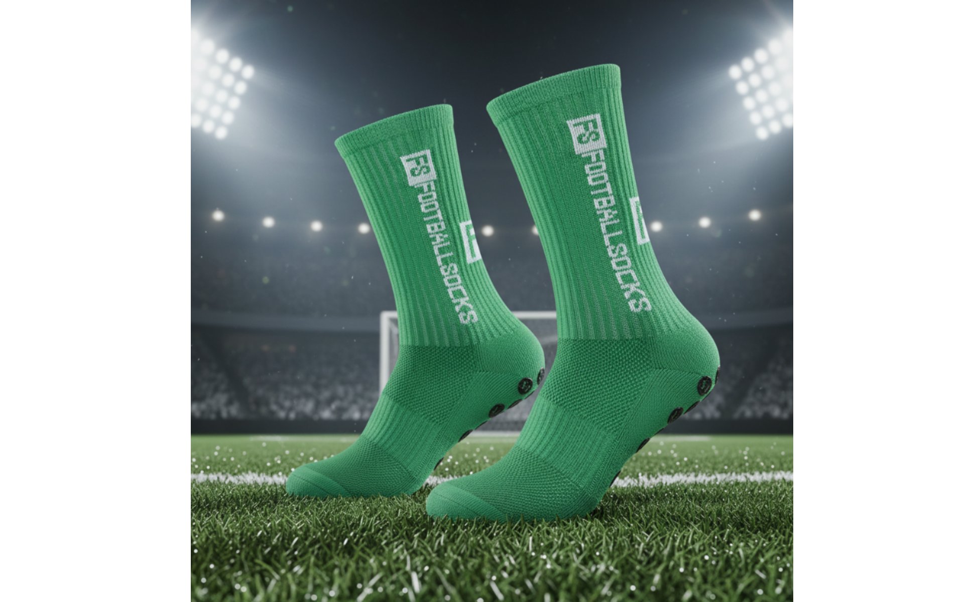 Non Slip Football Socks Towel Bottom Grip Socks Thickened Sole for Teens, Kids