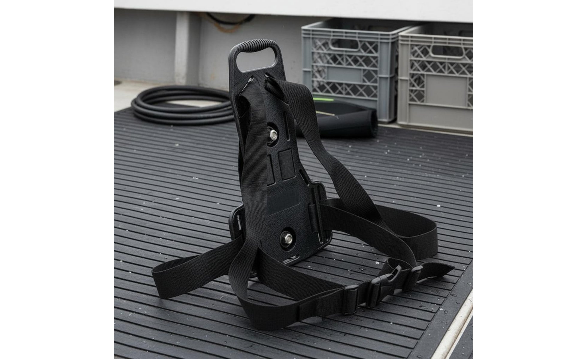 Aluminum Diving Backplate Lightweight Diving Cylinder Backplate Snug-Fit