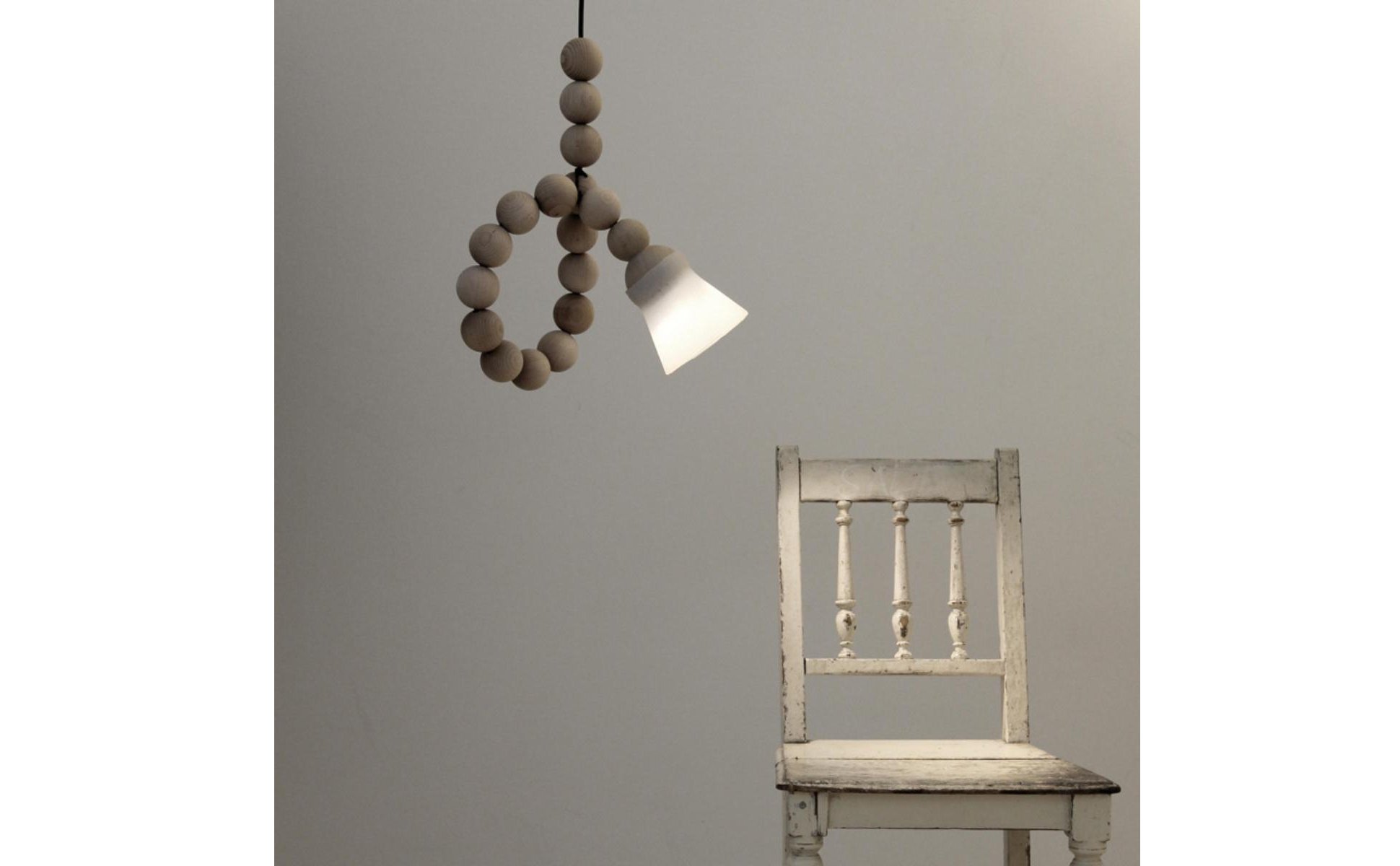 Luminaire Suspendu En Verre Dépoli Design Rustic Simplicity Lustre Double Tête