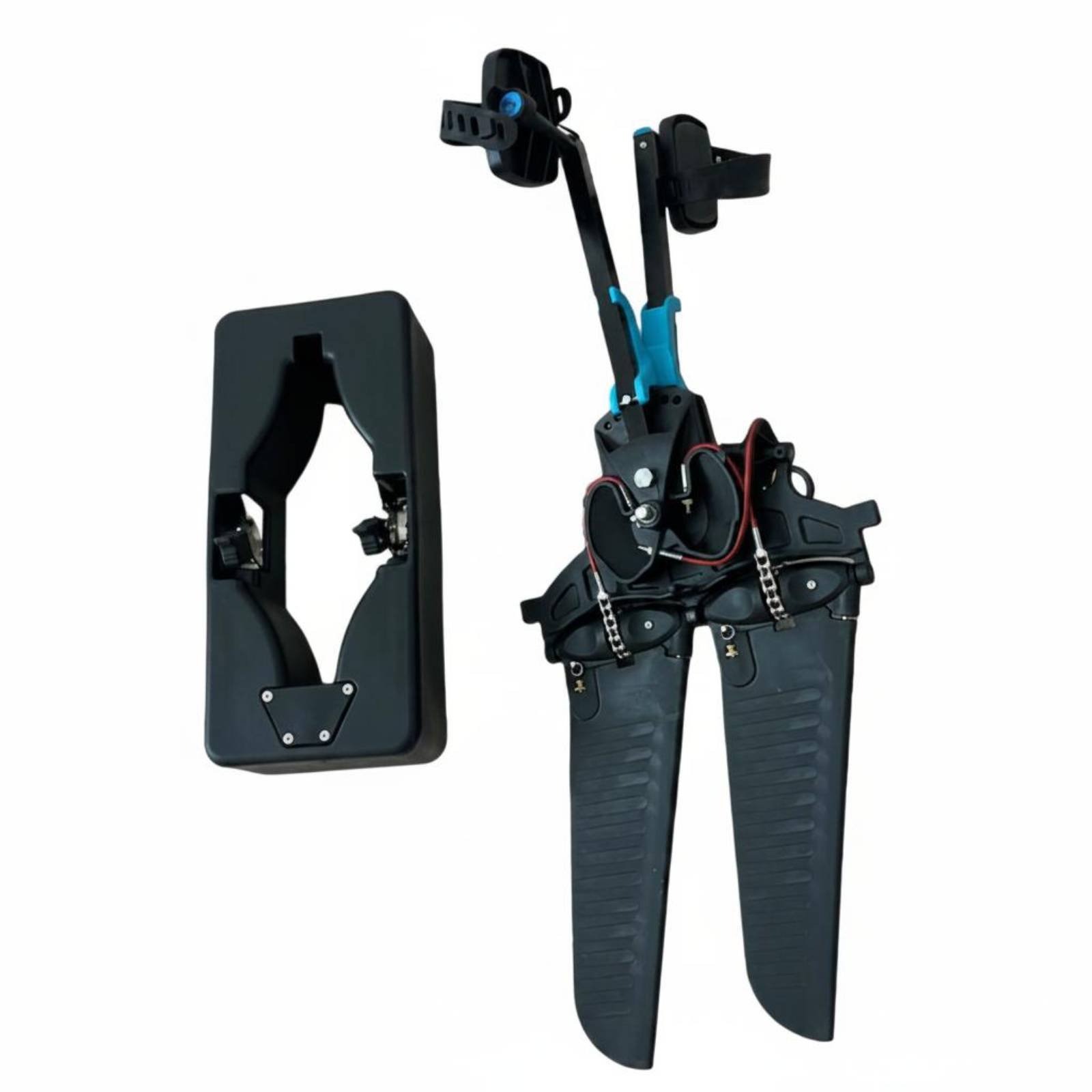 Foot Pedal Propulsion Unit Complete Kit Inflatable Boat Propeller Watercraft Gear for Water Travel