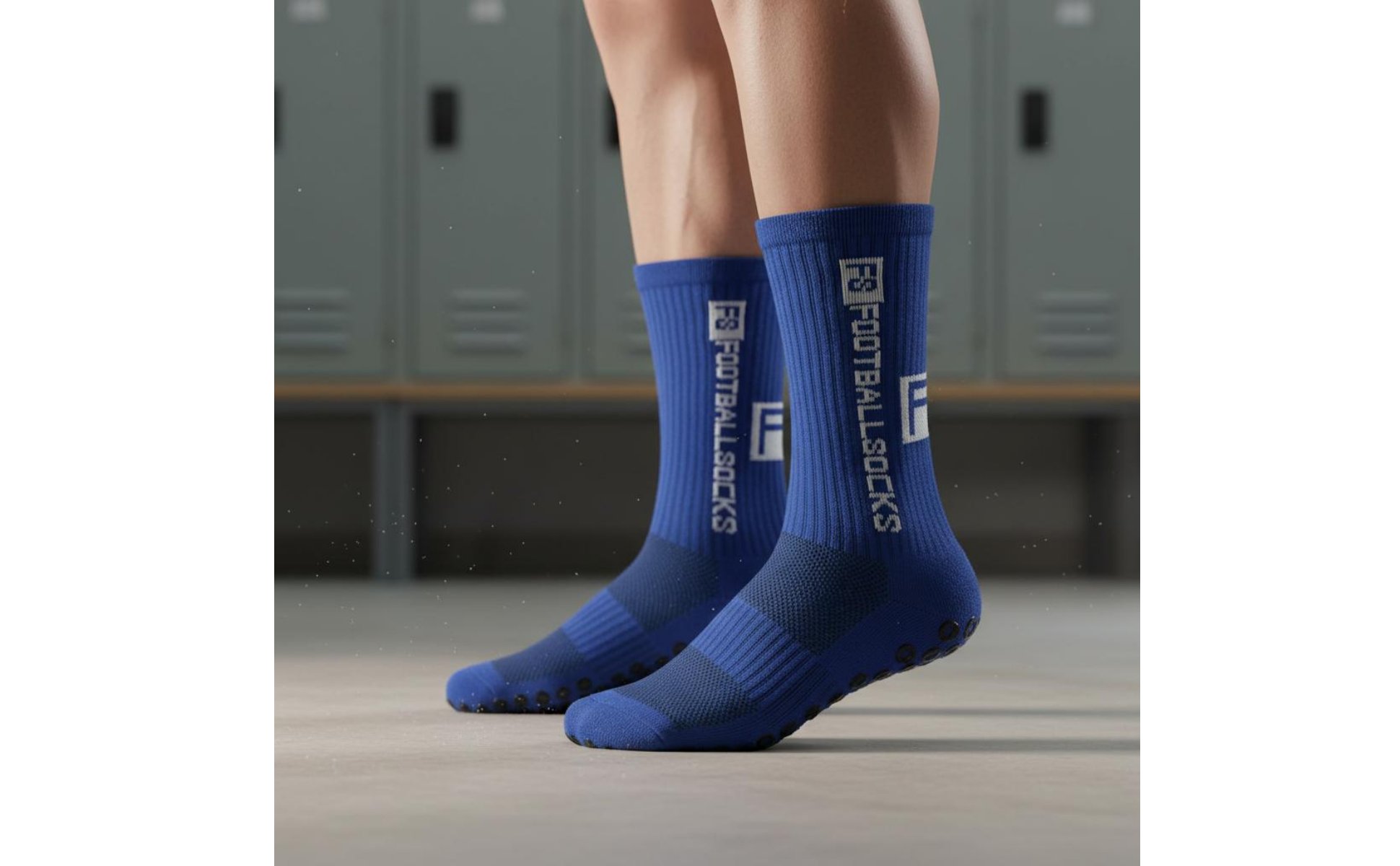 Non Slip Football Socks Towel Bottom Grip Socks Thickened Sole for Teens, Kids