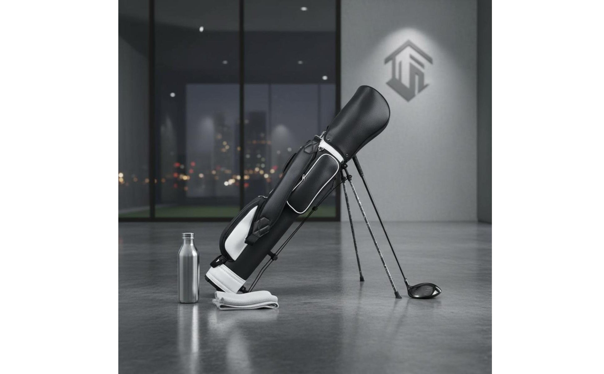 Golf Stand Bag Lightweight Golf Club Tube Bag Portable for Practice Range
