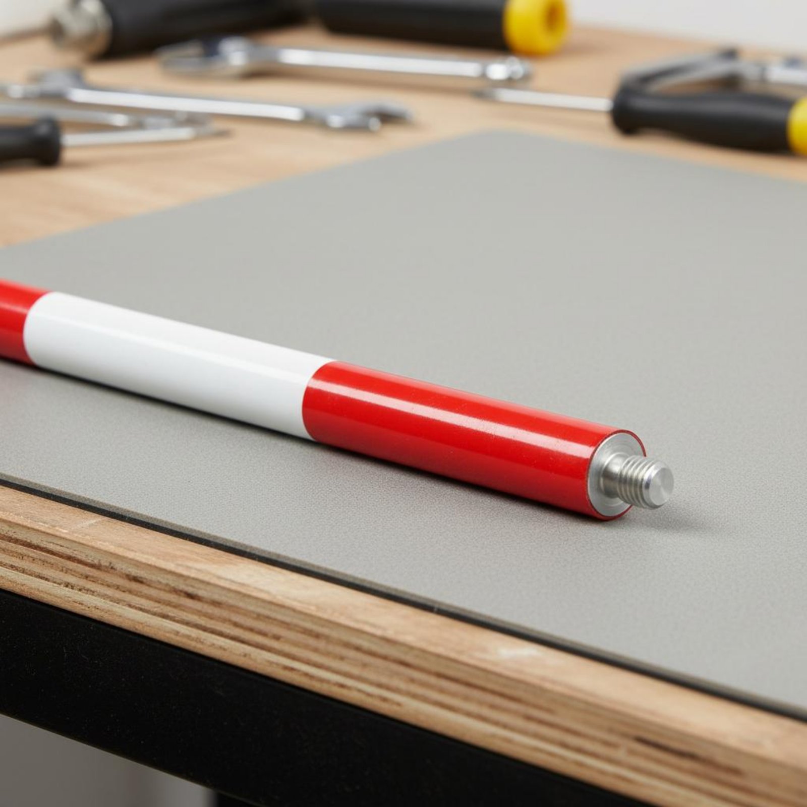 Red-weißer Vermessungsstab Aluminiumlegierung Aluminium Nivellierlatte - Produktbild 6