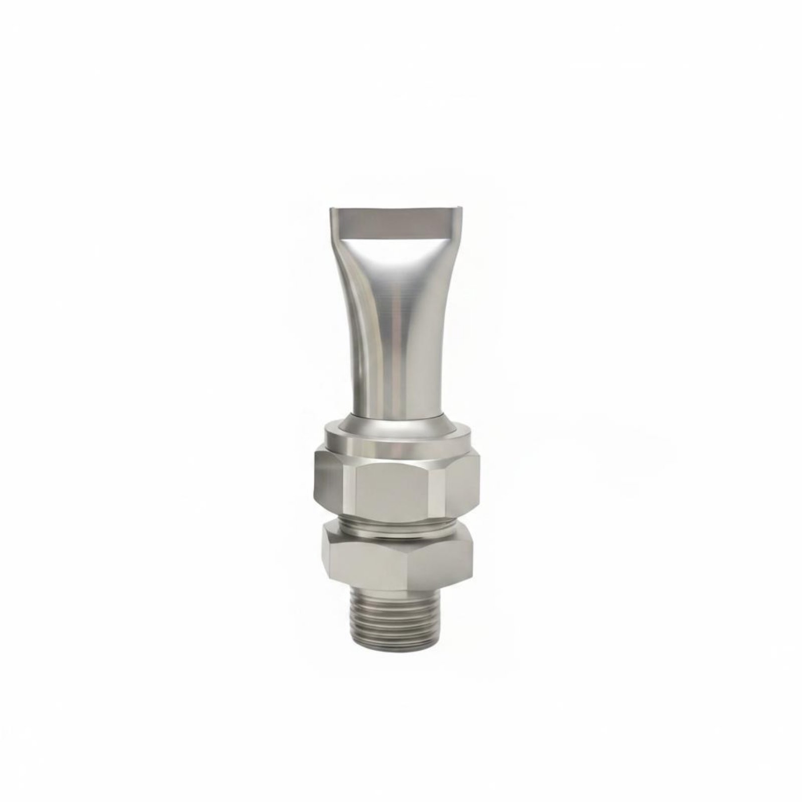 High Pressure Stainless Steel Air Nozzle Universal Flat Duckbill Nozzle for Workshop