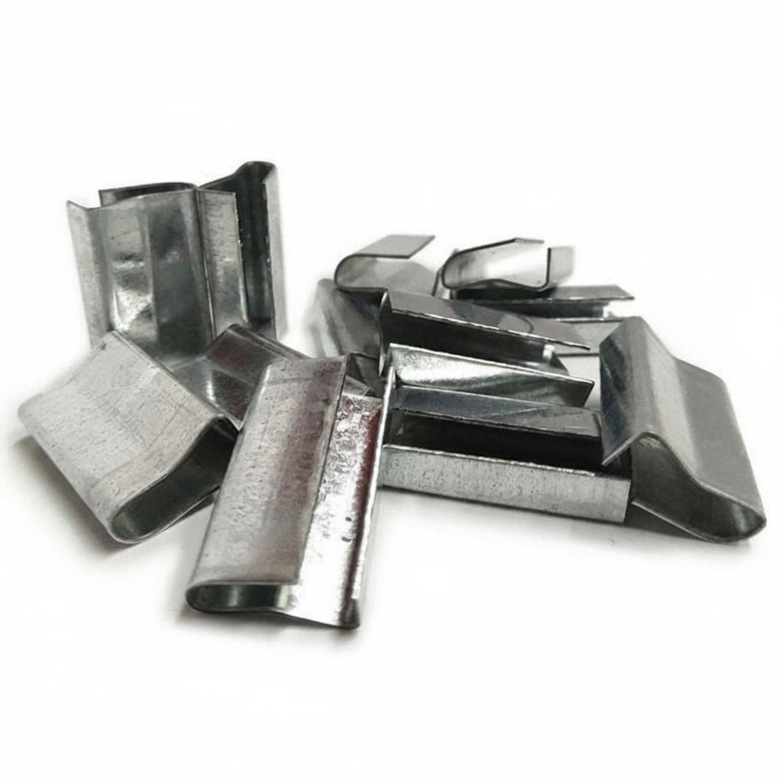 PET Strap Buckle High Break Strength Strap Seal Clip Anti Slip Carton Binding Buckle