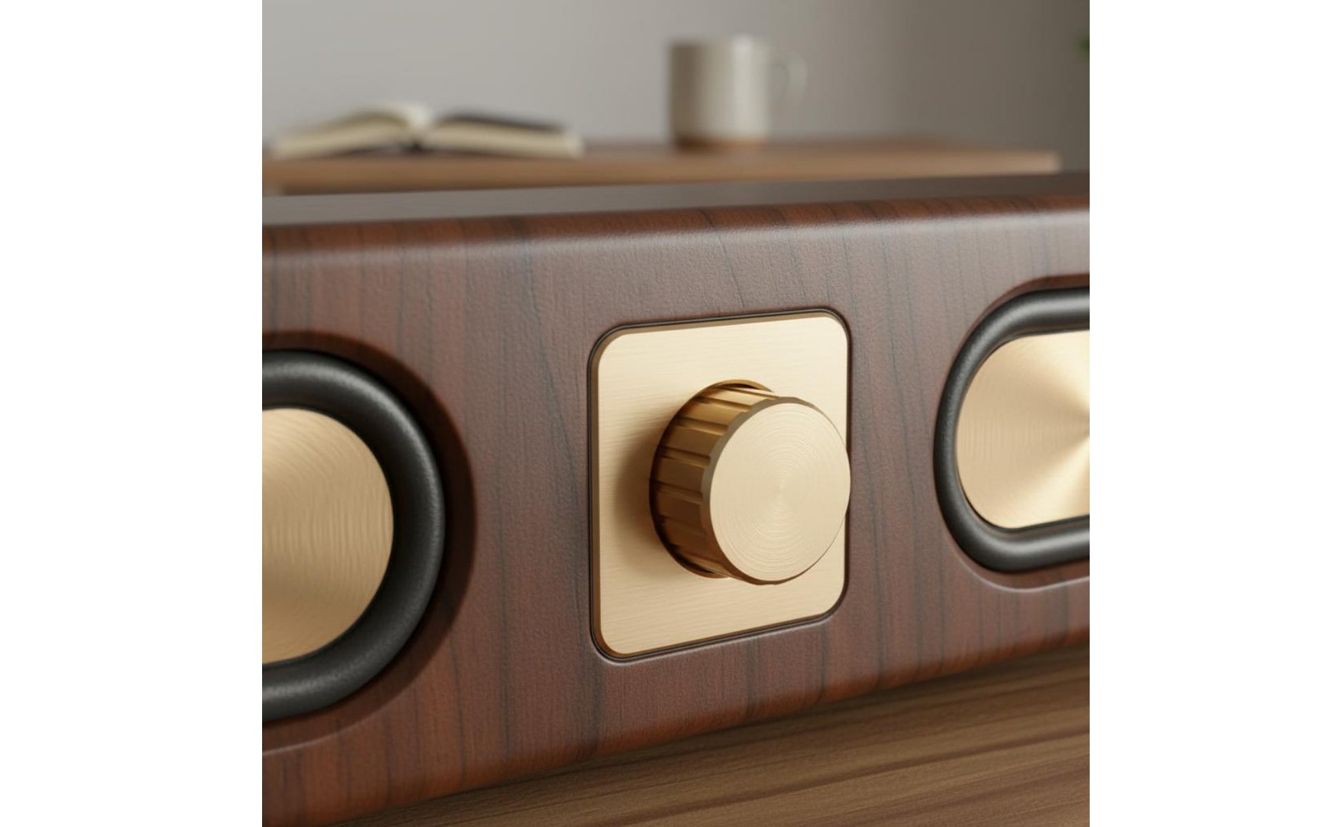 Retro Bluetooth Speaker Bass Boosted Vintage Wooden Speaker Aux Input for Office