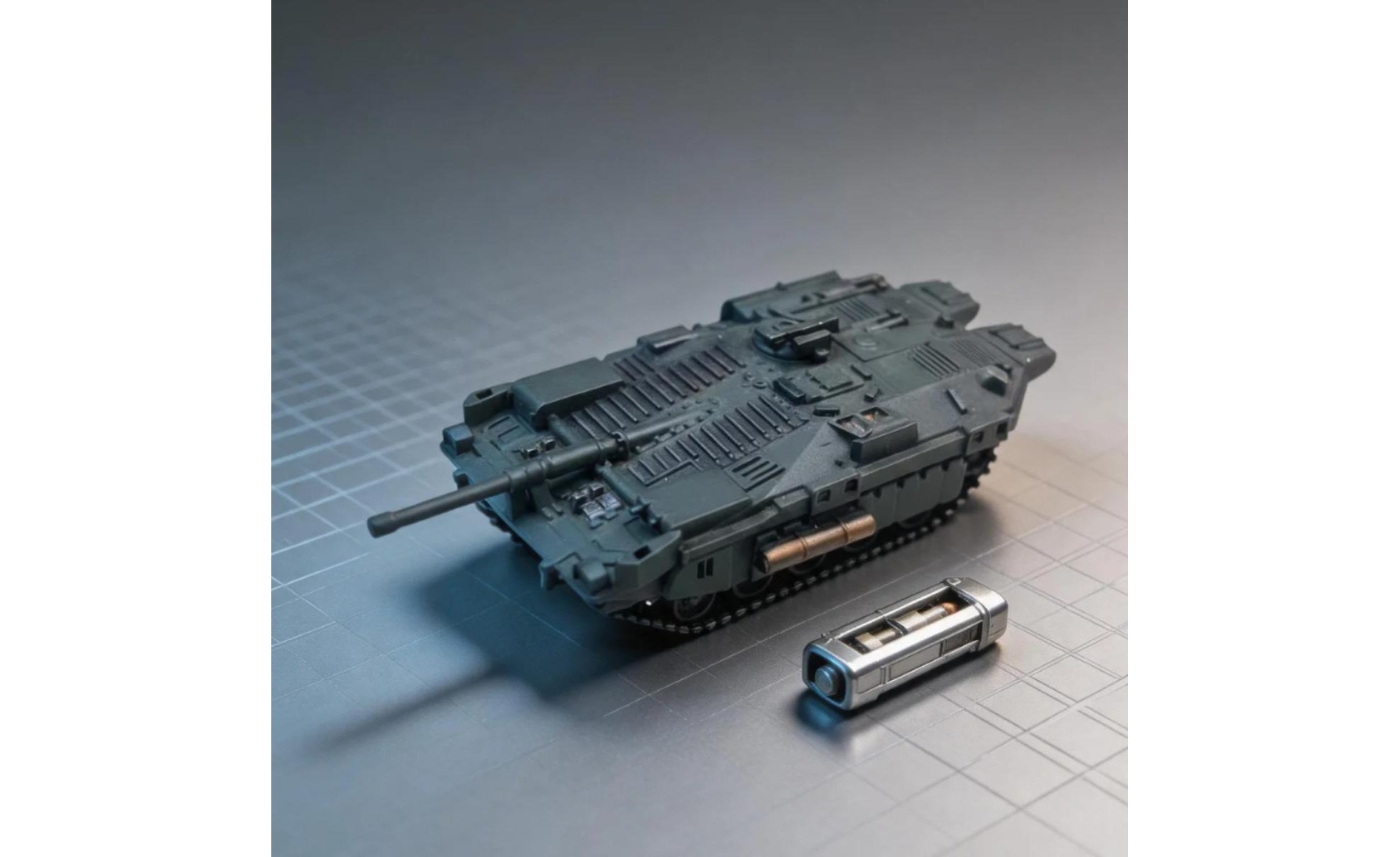 Strv 103C Armored Vehicle Model Boxed Egg-Shaped Toy 1:144 Armored Vehicle Model
