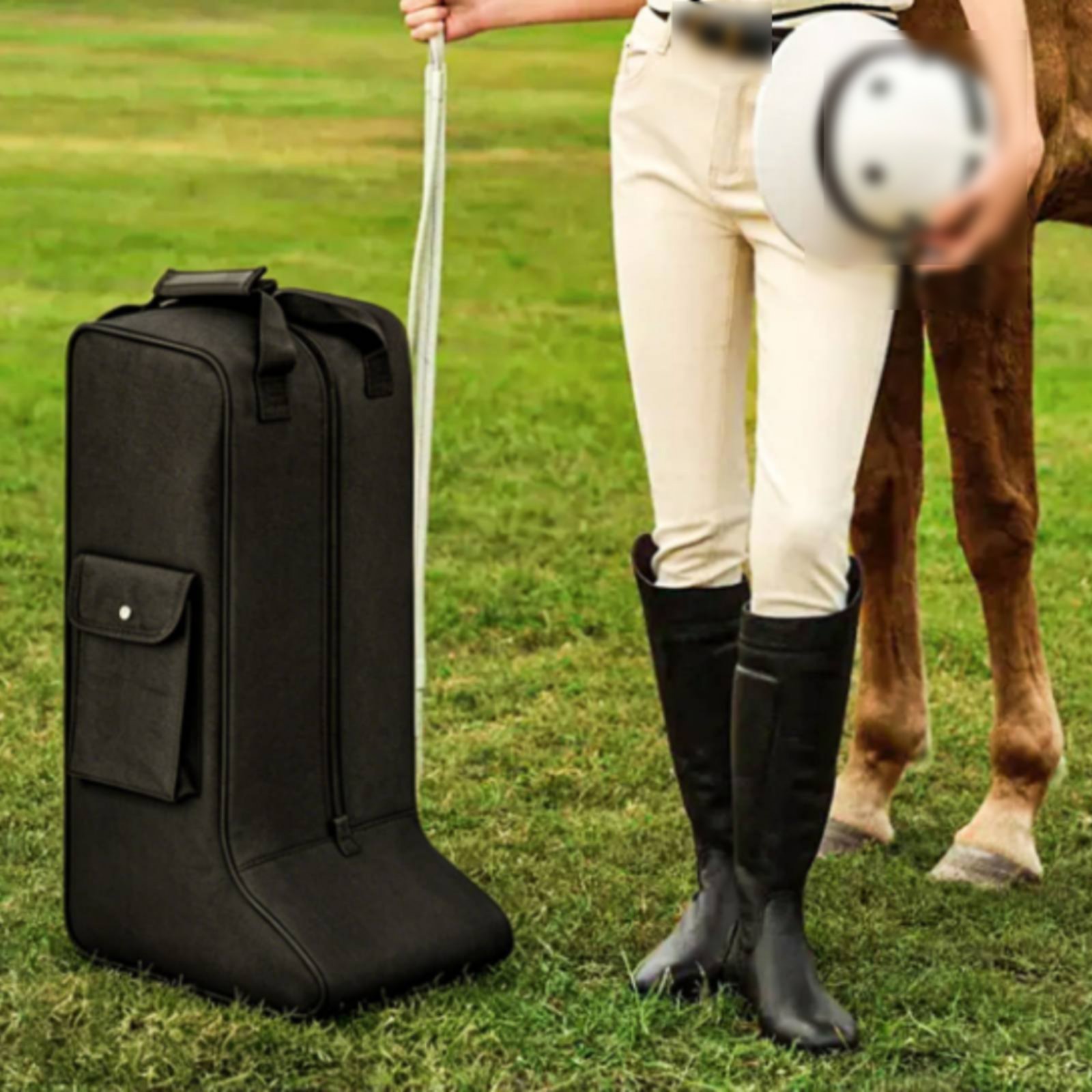Reitstiefel-Tasche leicht Reitstiefeltasche verschleißfest für Reitsport, Reise - Produktbild 5