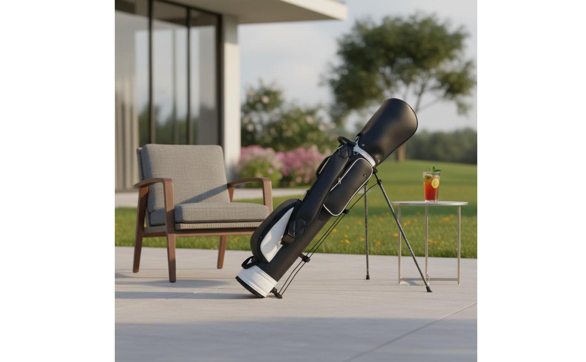 Golf Stand Bag Lightweight Golf Club Tube Bag Portable for Practice Range