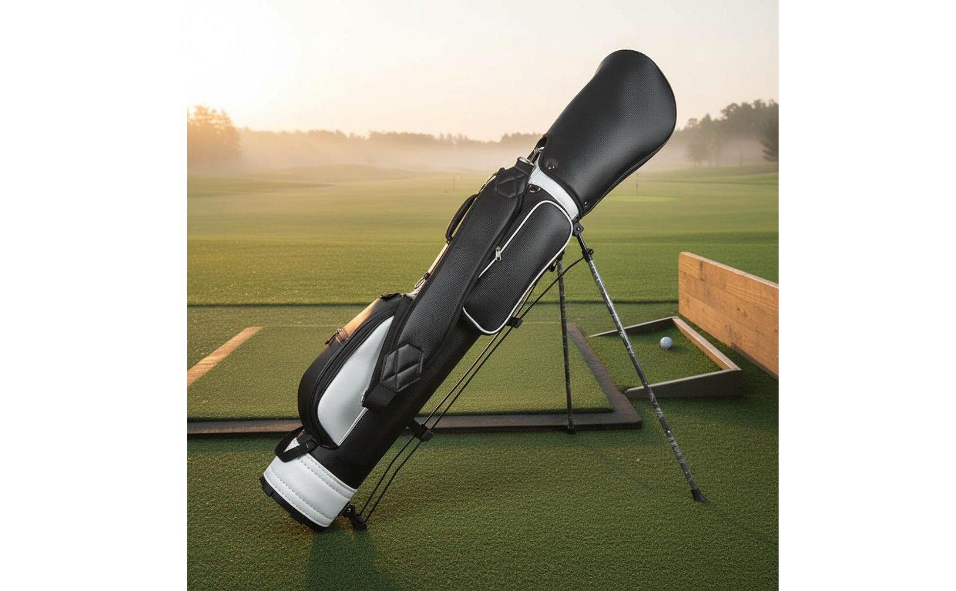 Golf Stand Bag Lightweight Golf Club Tube Bag Portable for Practice Range
