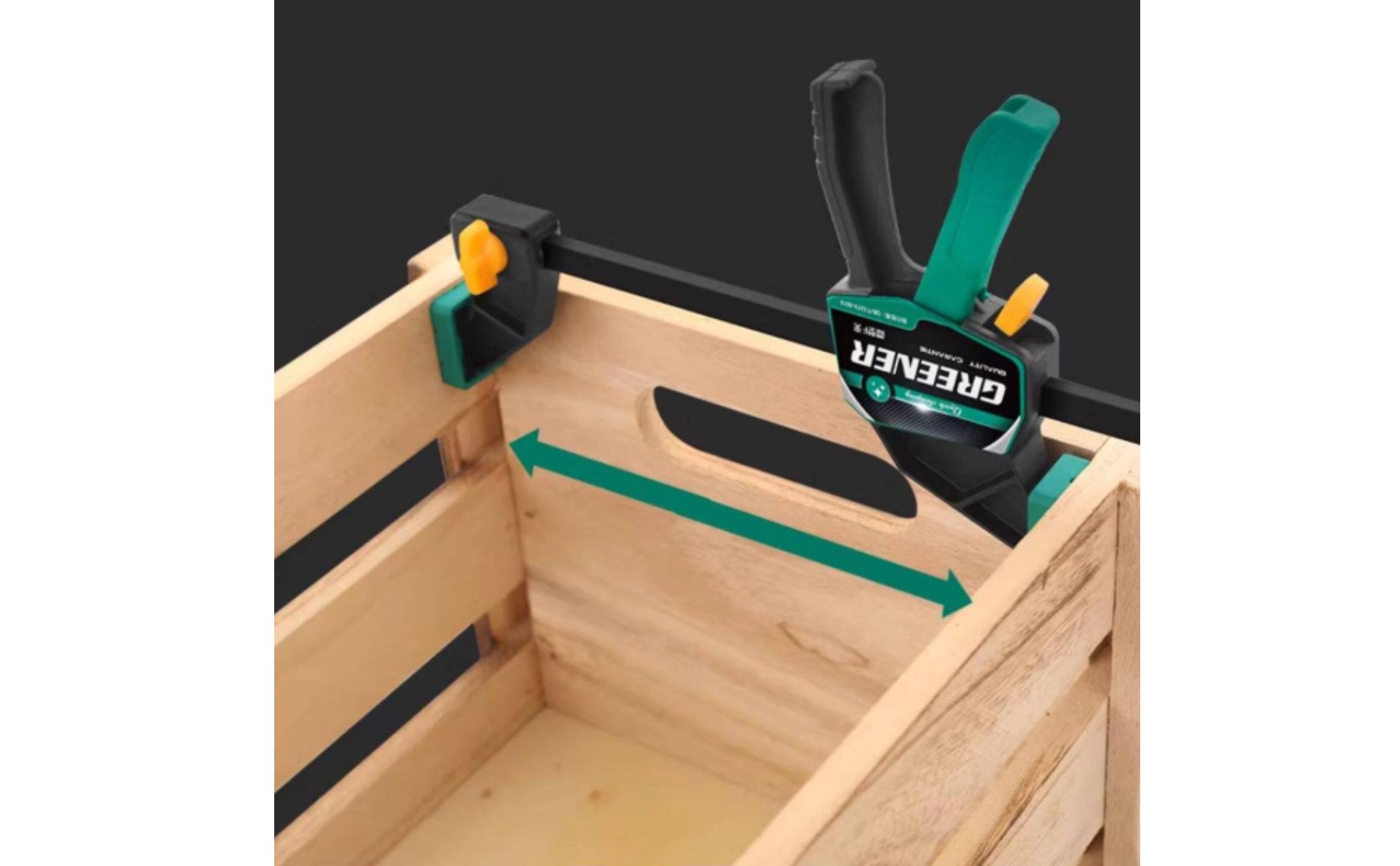Mini-Holzzwinge Nylon F‑Zwinge Starke Spannkraft für Holzbearbeitung, Heimwerker