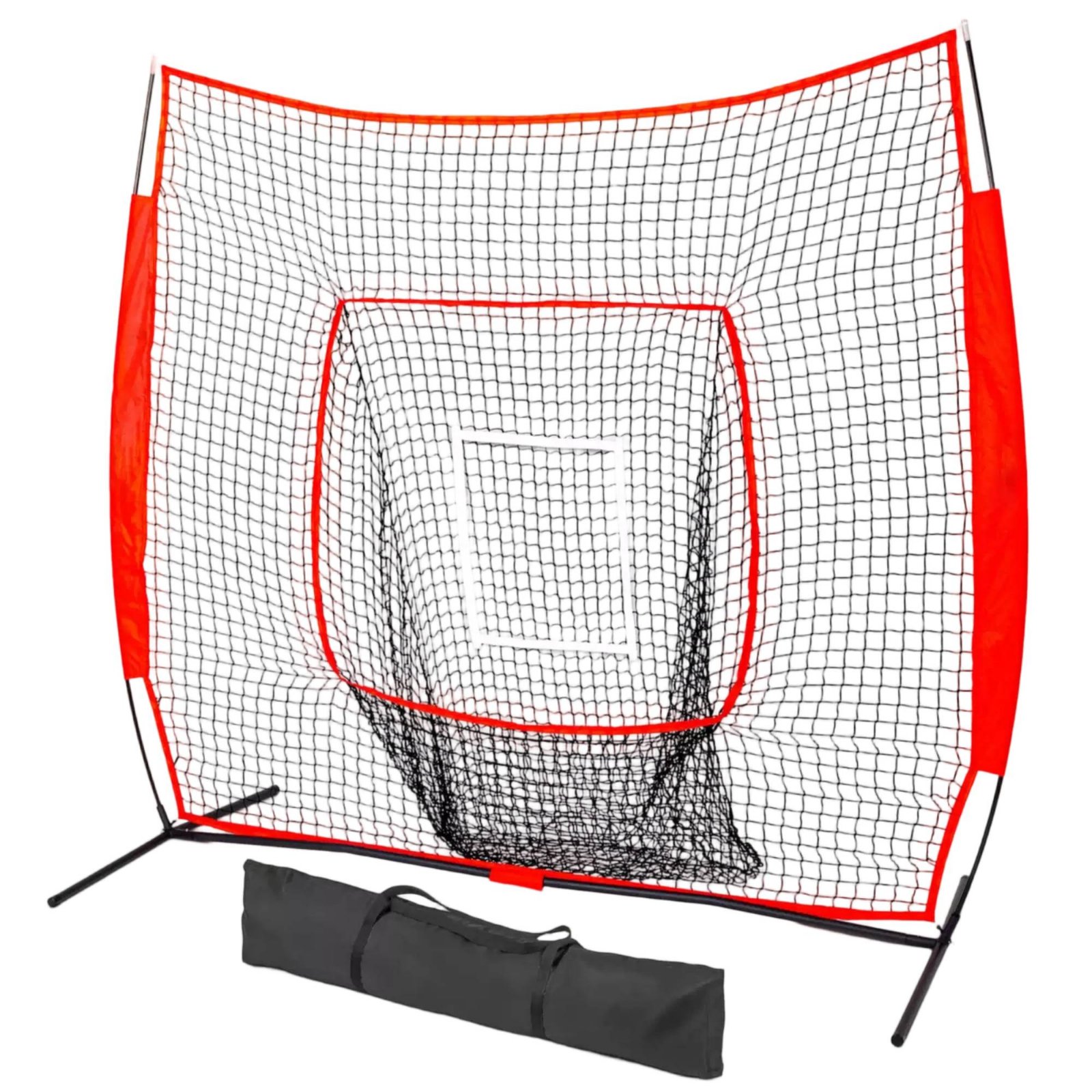 Baseball Pitching Net Portable Baseball Practice Net Easy Setup Sports Gear for Indoor