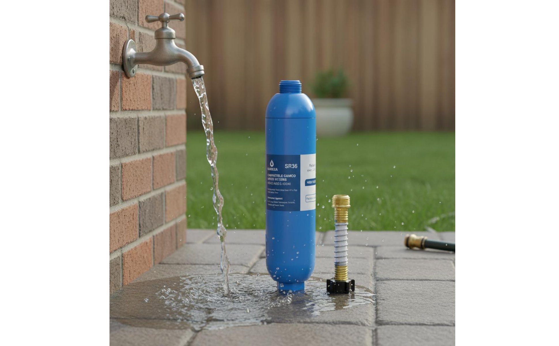 RV Water Filter Reduces & Sediment RV Hose Filter for Boat Owners